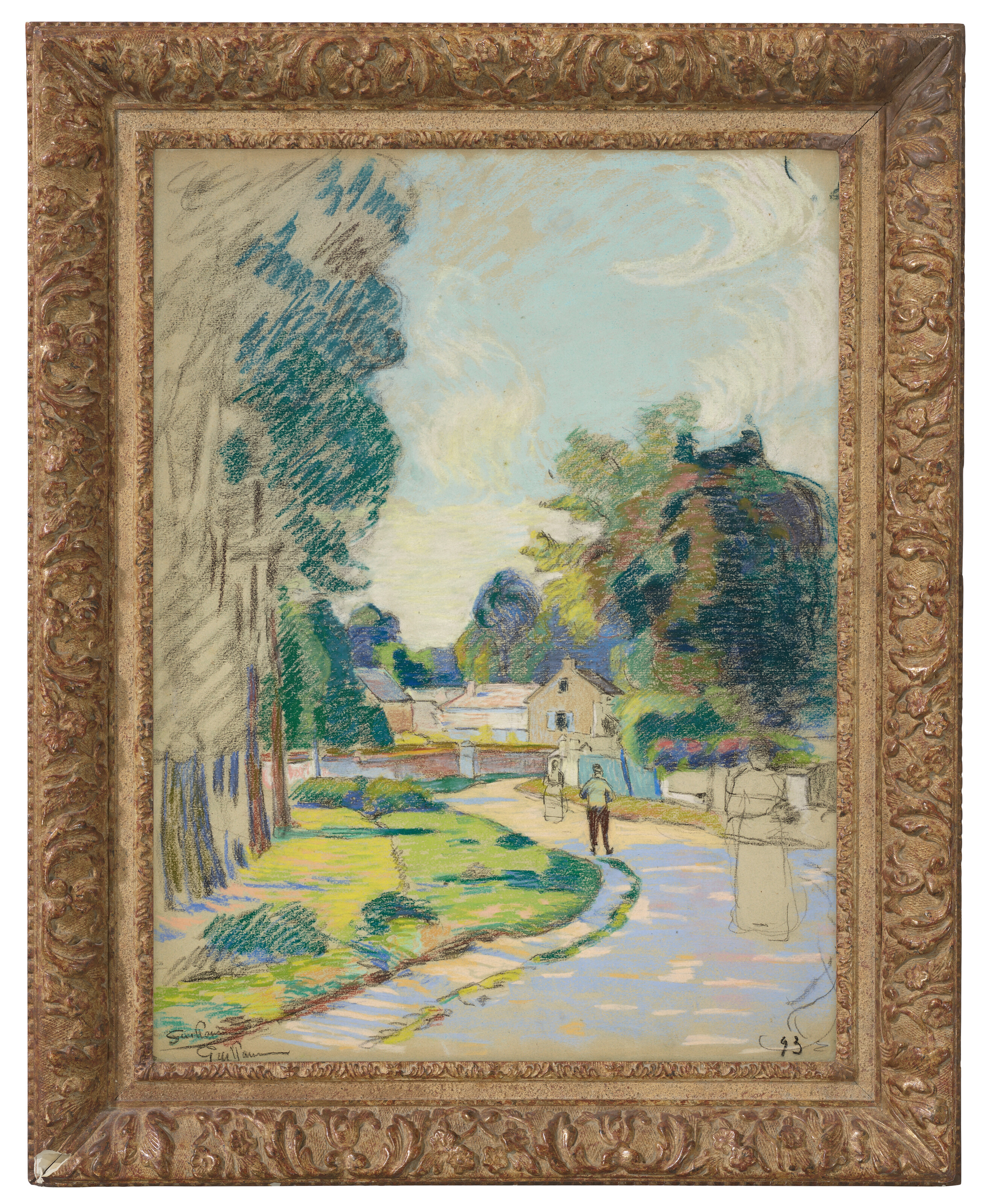 Armand Guillaumin — Улица на Иль-де-Франсе, изображение 2
