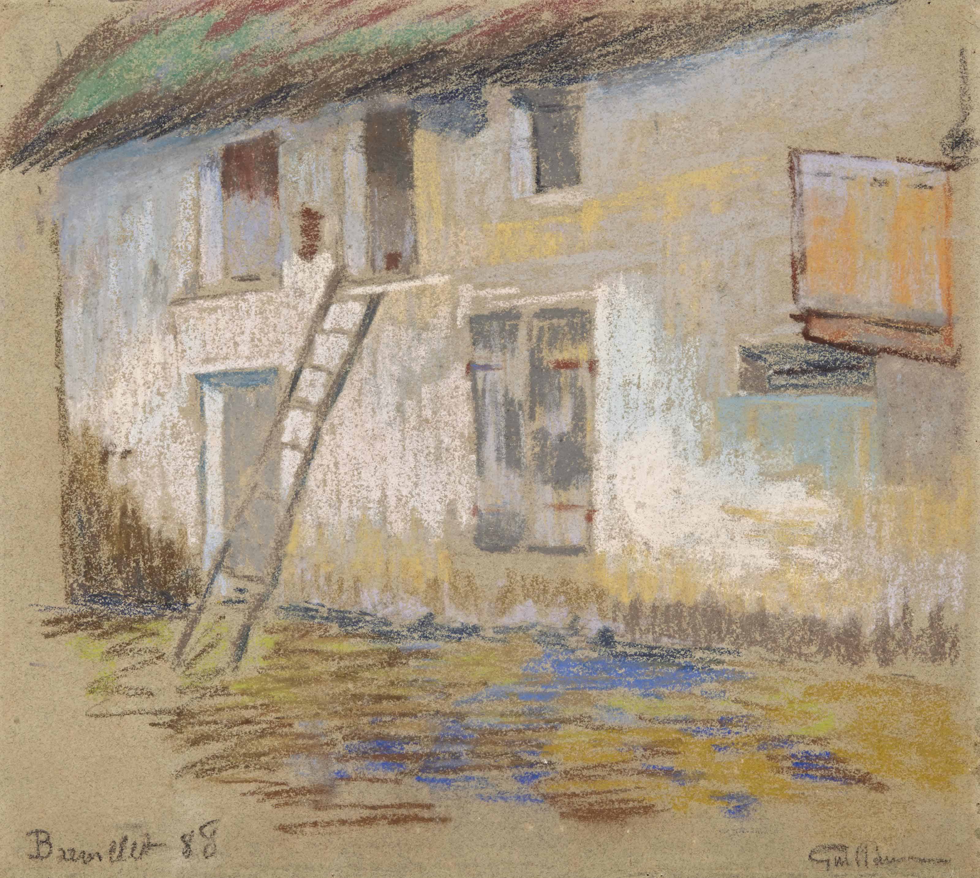 Armand Guillaumin — Фермовый двор, Брейе