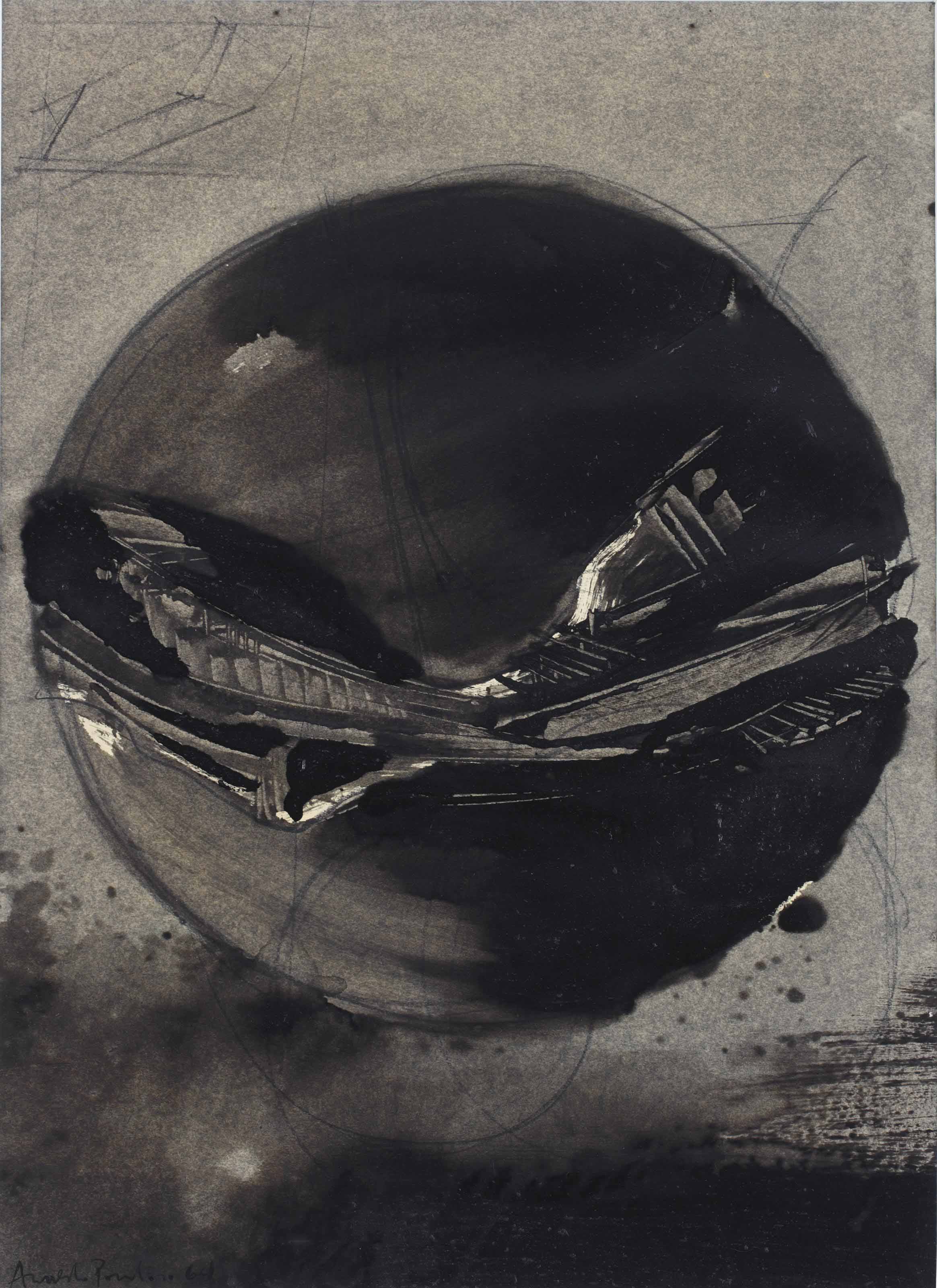 Arnaldo Pomodoro — Studio per sfero (Исследование сферы)