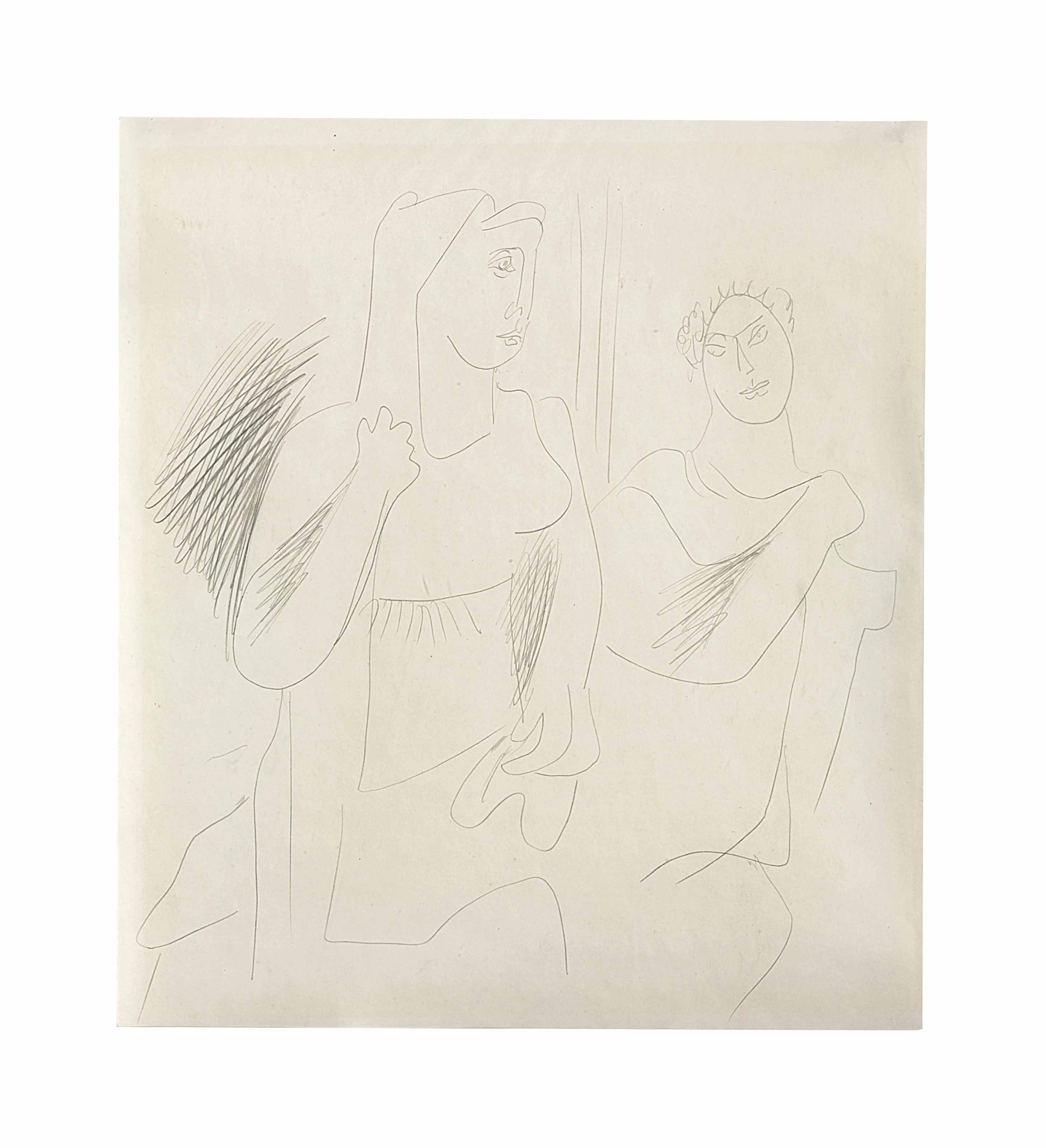 Arshile Gorky — Без названия (рисунок из альбома для рисования 1931 года)