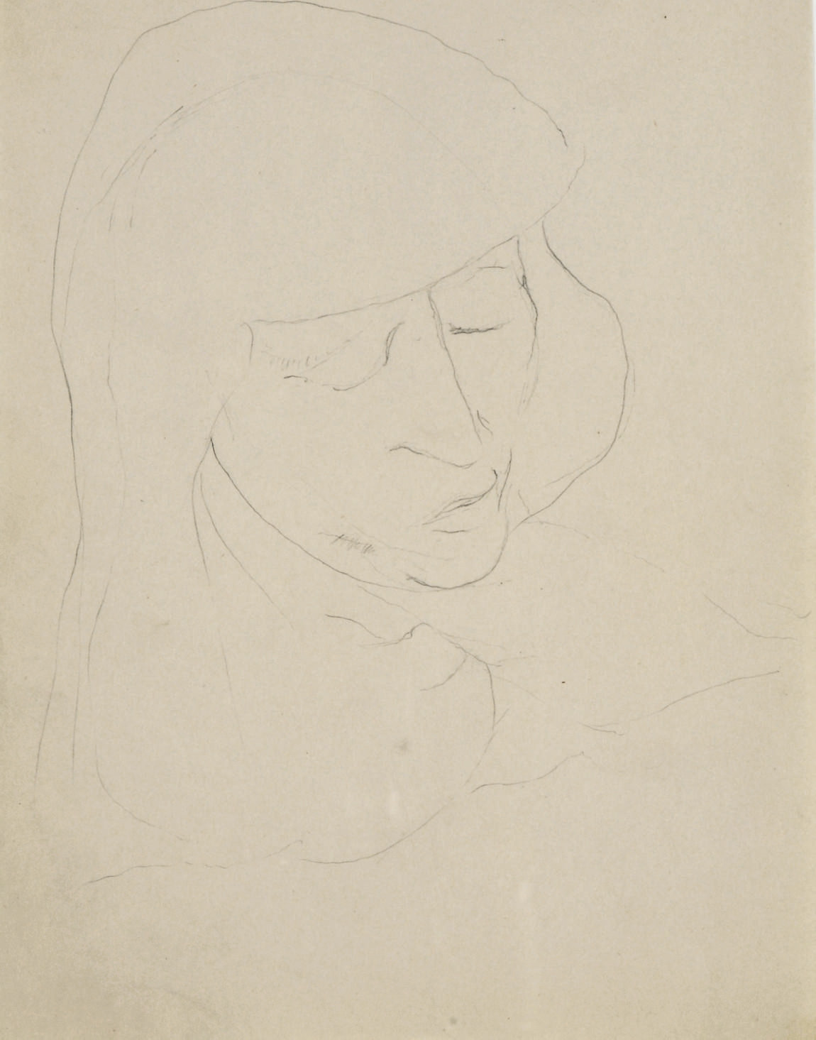 Arshile Gorky — Портрет Элейн де Кунинг