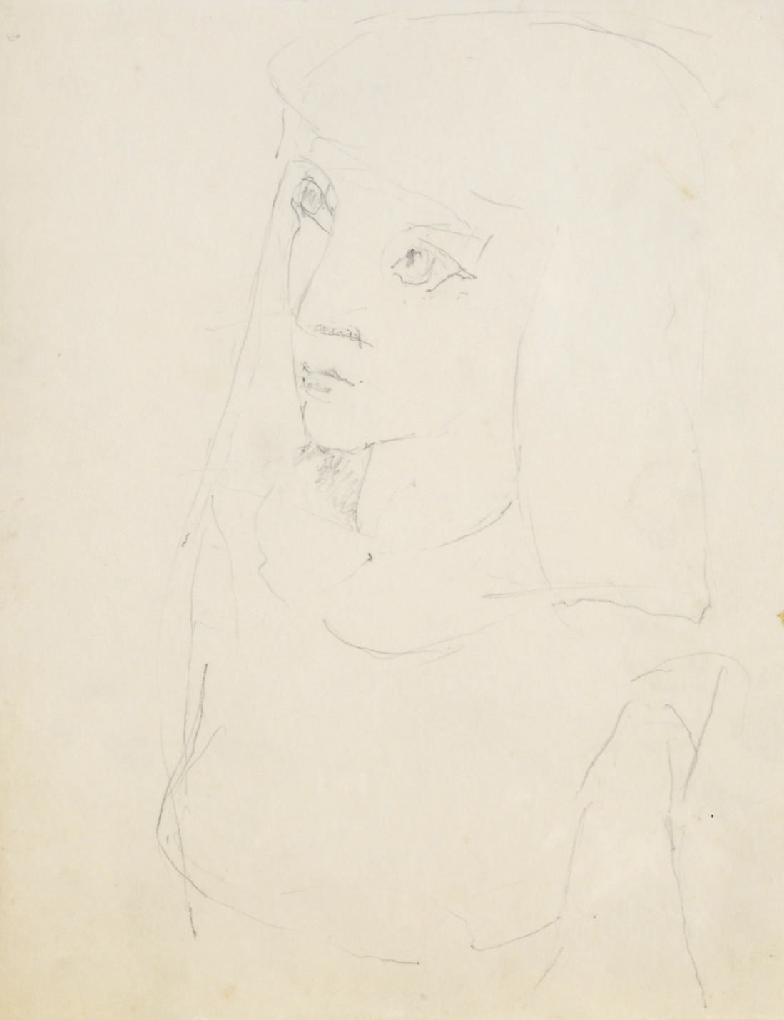 Arshile Gorky — Портрет Элейн де Кунинг