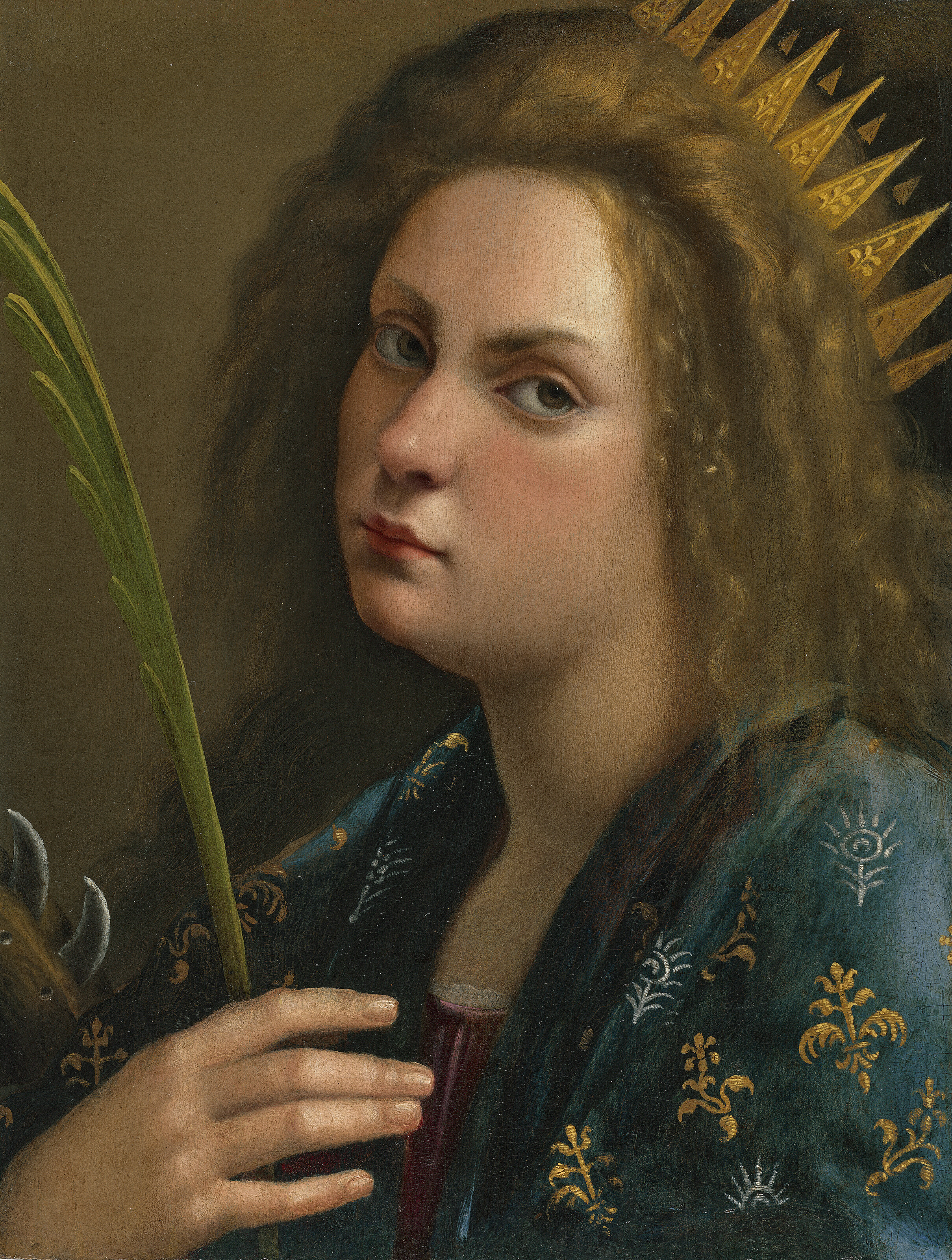 Artemisia Gentileschi — Автопортрет в образе святой Екатерины Александрийской
