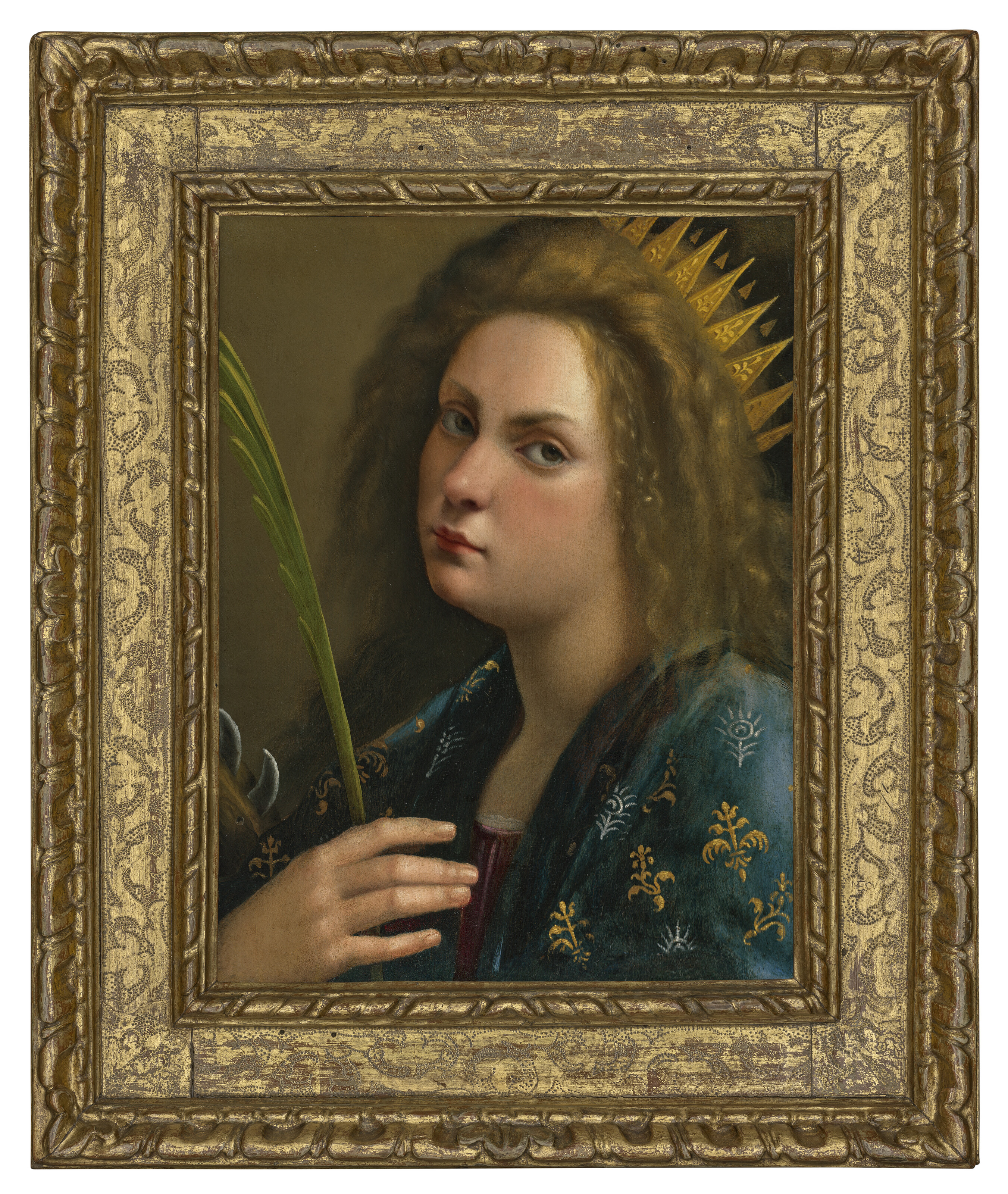 Artemisia Gentileschi — Автопортрет в образе святой Екатерины Александрийской, изображение 2