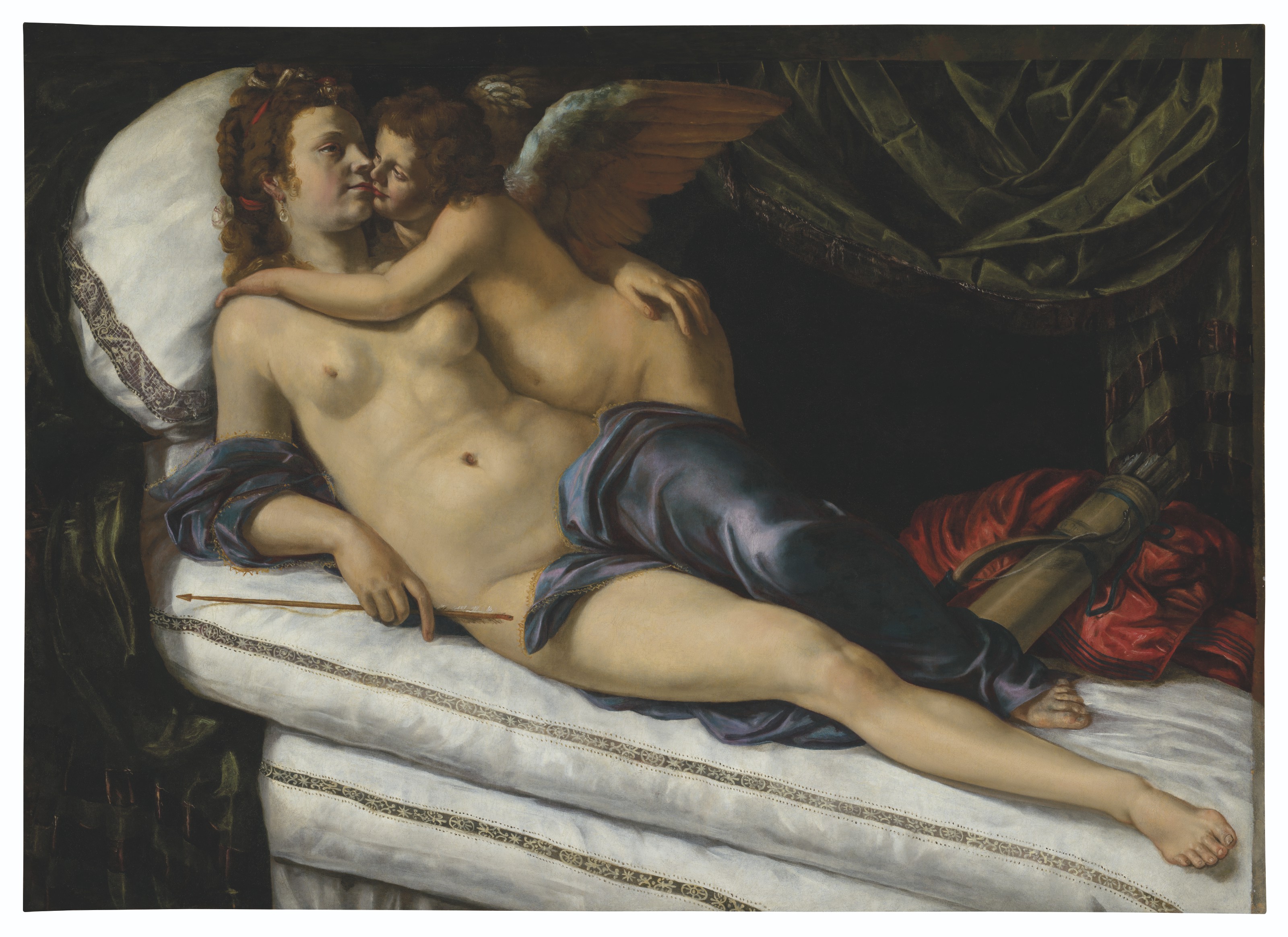 Artemisia Gentileschi — Венера и Купидон