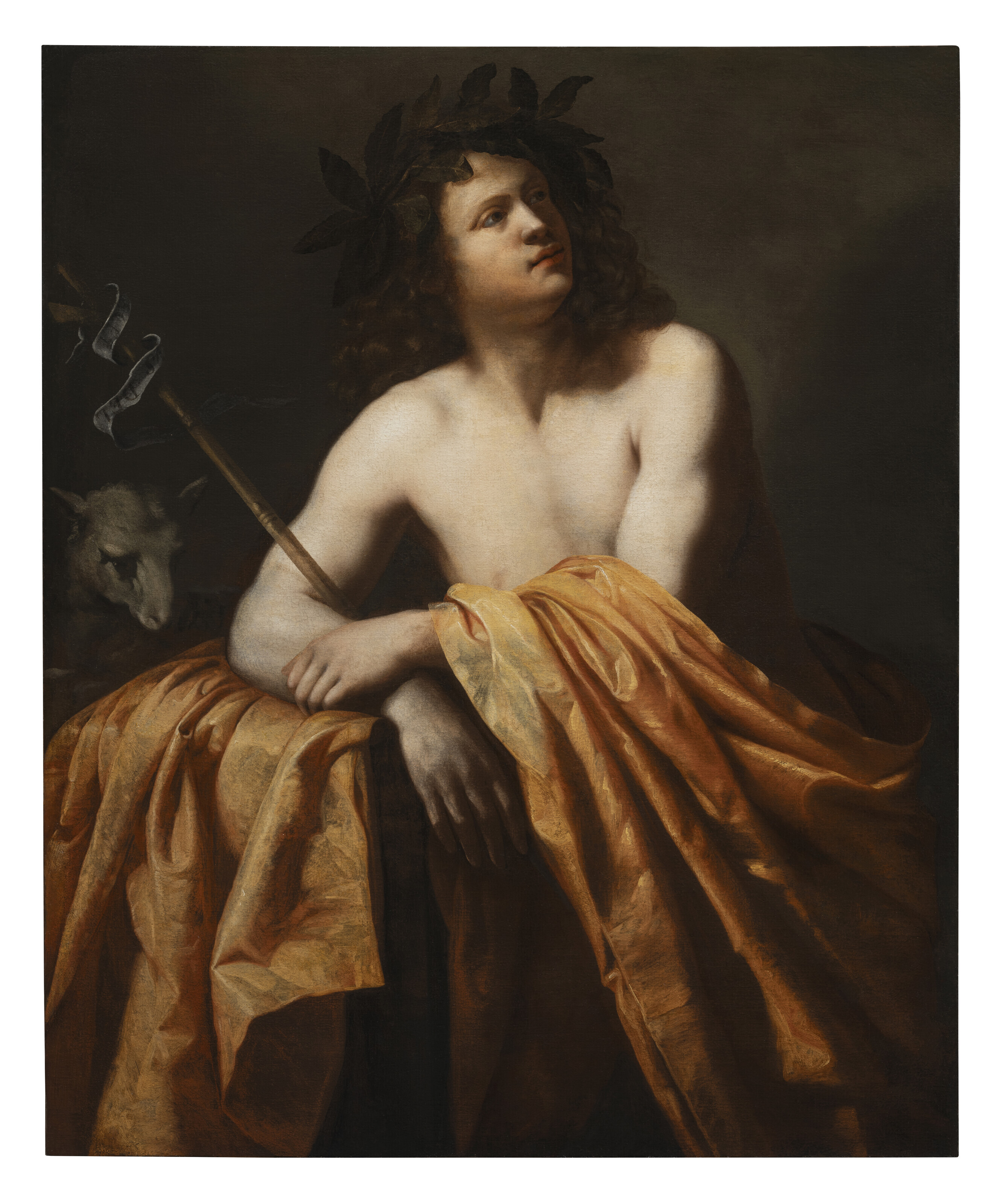 Artemisia Gentileschi — Святой Иоанн Креститель в пустыне