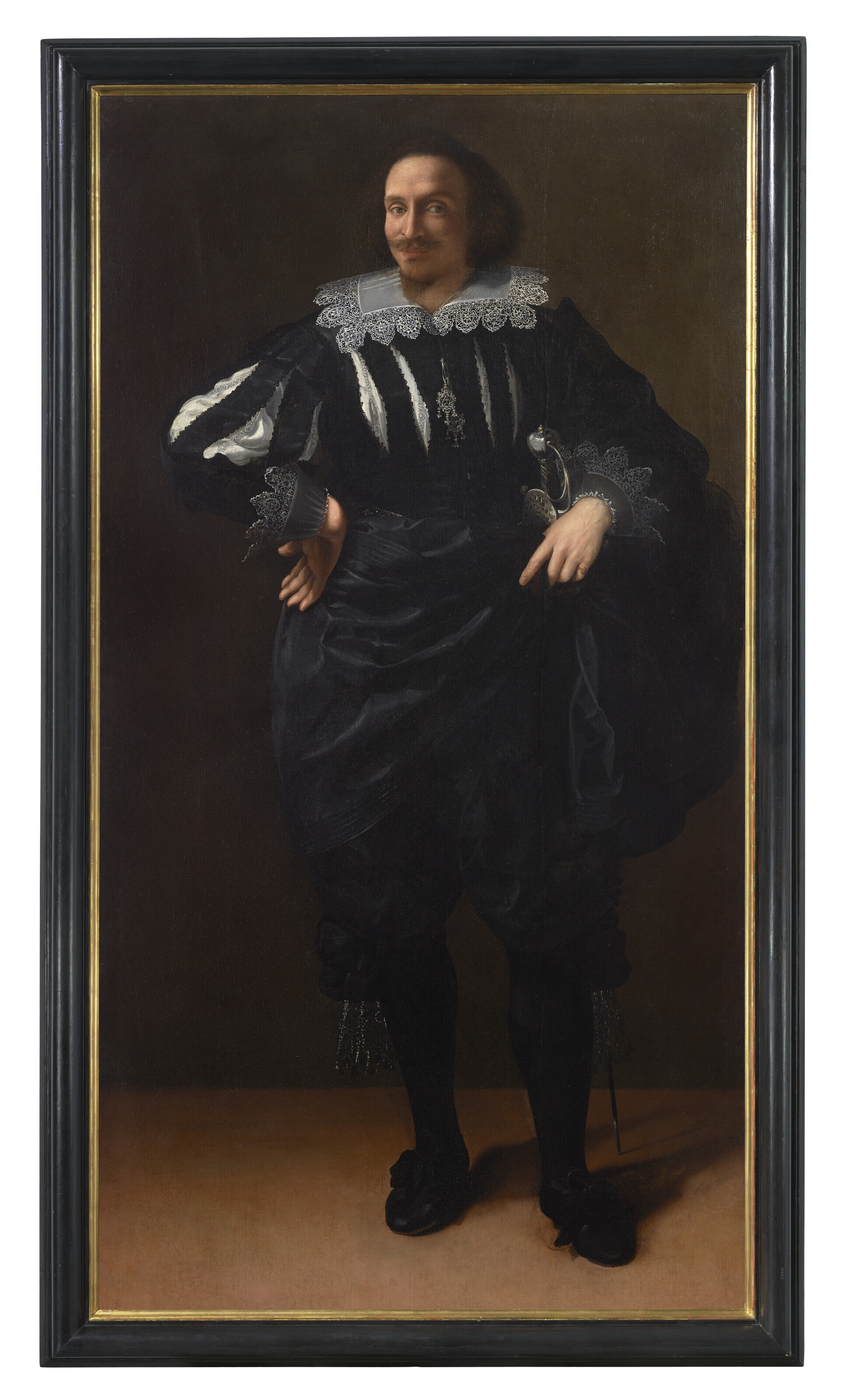 Artemisia Gentileschi — Портрет джентльмена, вероятно, Антуана де Виля (1596-1656), в полный рост, изображение 2