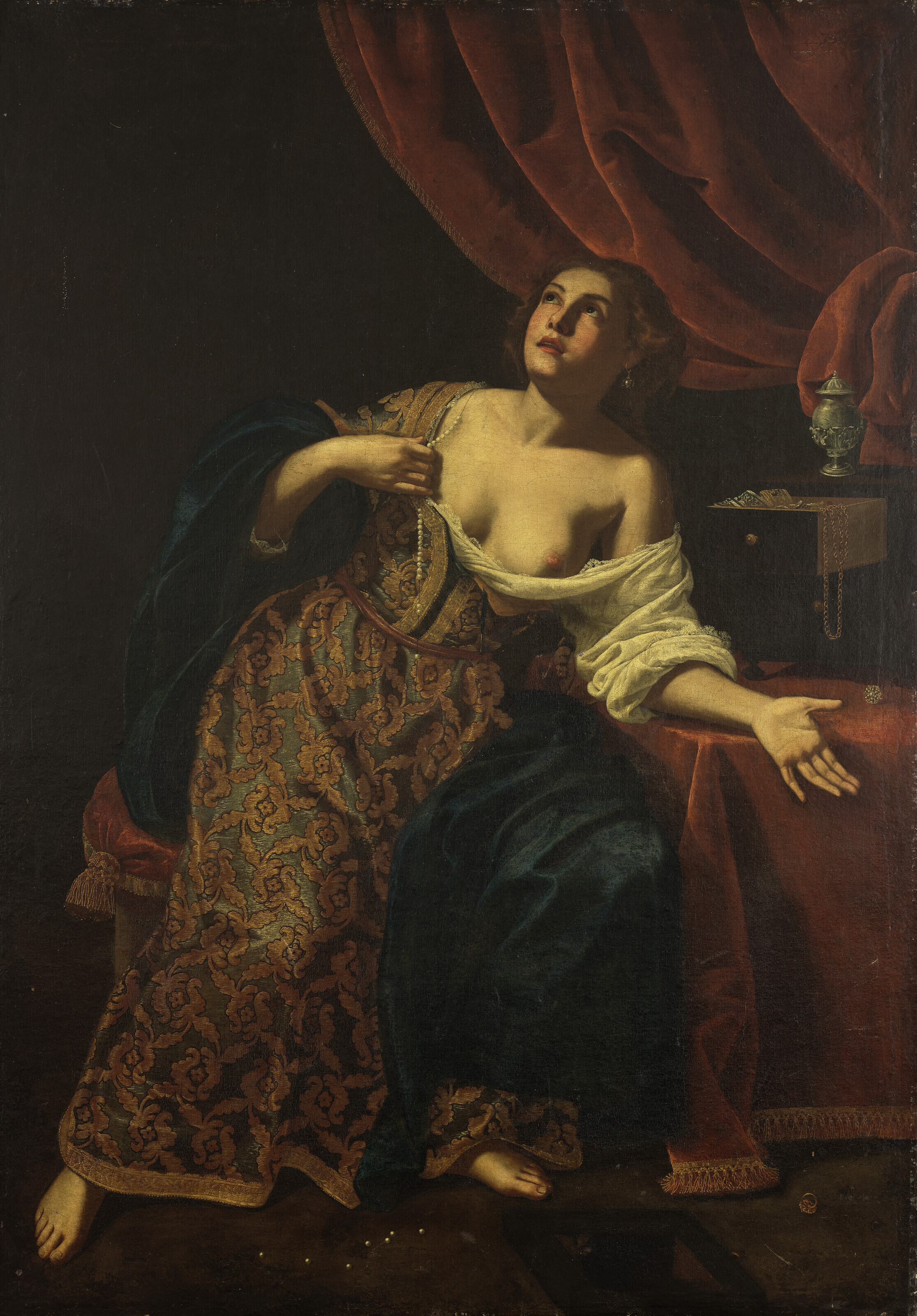 Artemisia Gentileschi — Магдалина, отрекающаяся от мирской суеты
