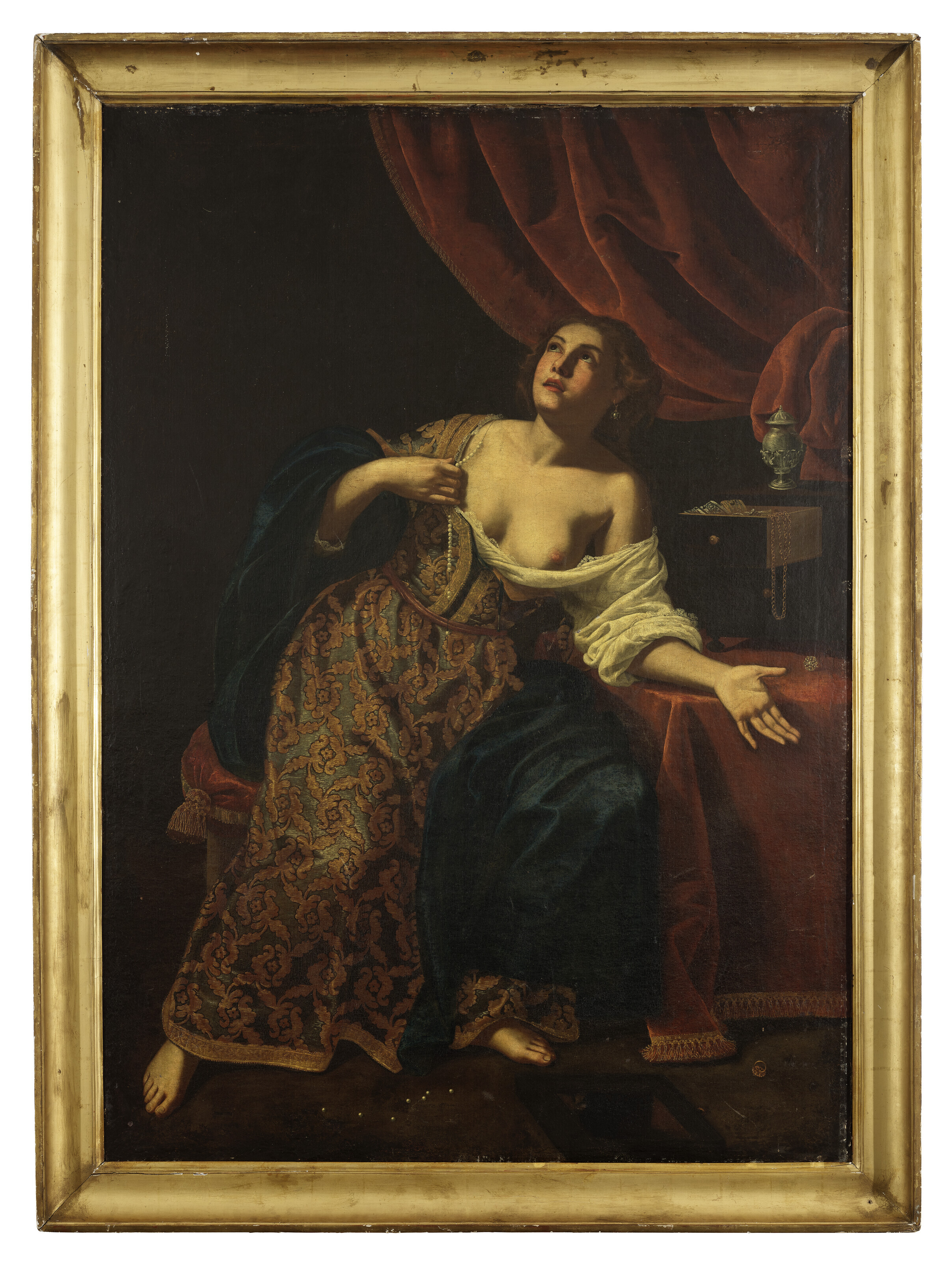 Artemisia Gentileschi — Магдалина, отрекающаяся от мирской суеты, изображение 2