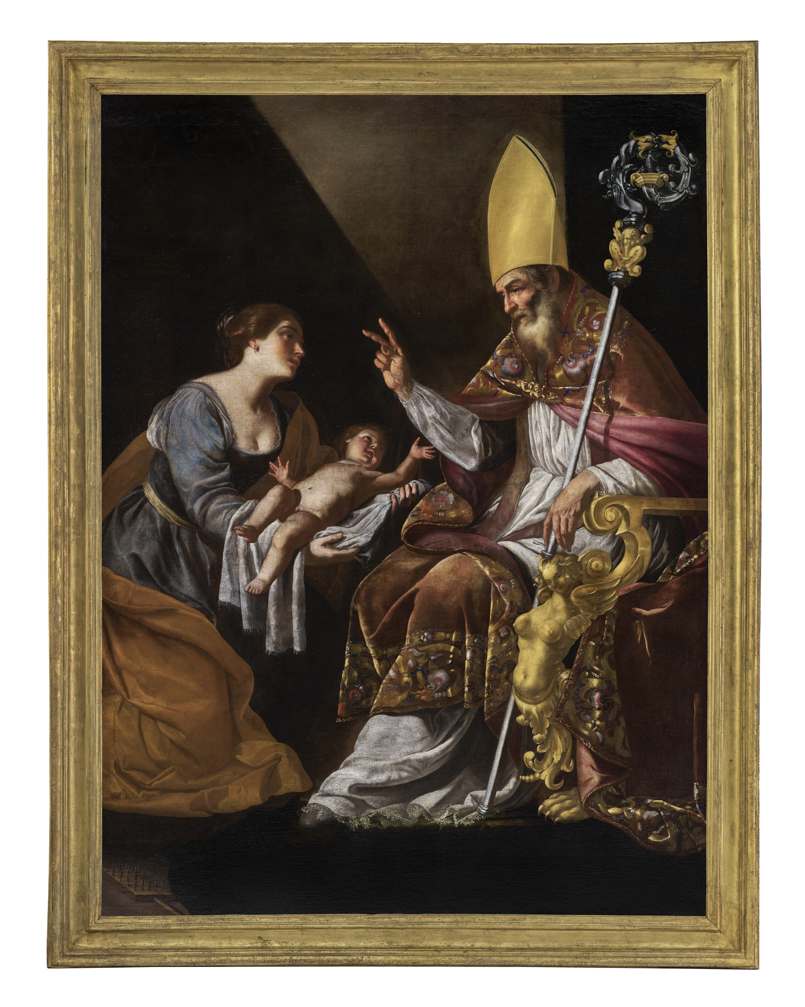 Artemisia Gentileschi — Женщина, представляющая своего ребенка Святому Блезу, изображение 2