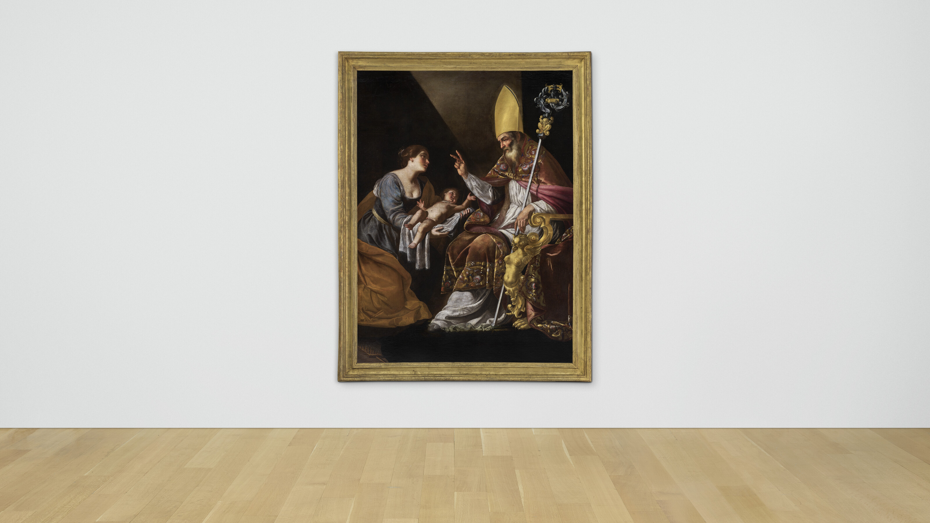 Artemisia Gentileschi — Женщина, представляющая своего ребенка Святому Блезу, изображение 5