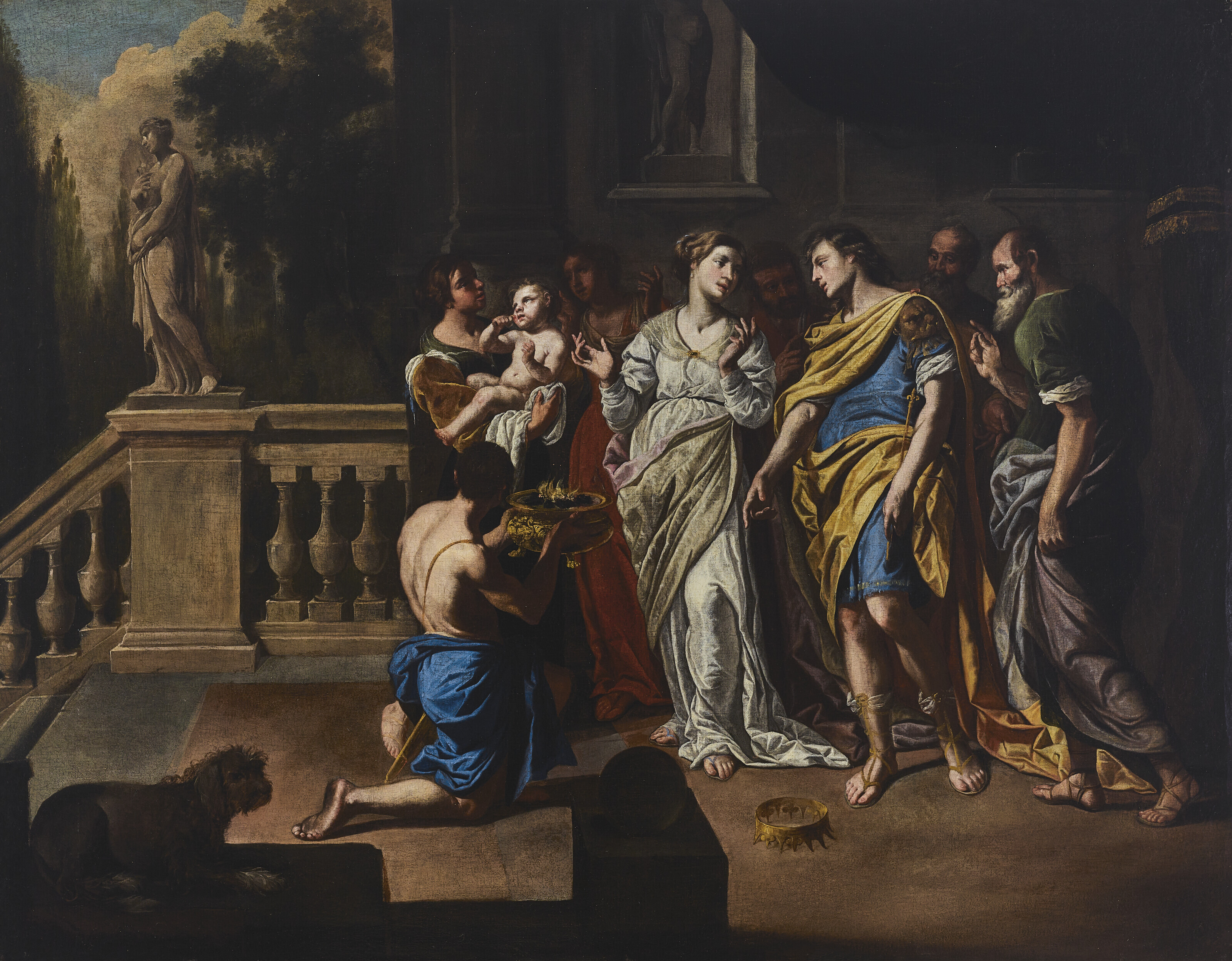 Artemisia Gentileschi — Младенец Моисей и горящий уголь