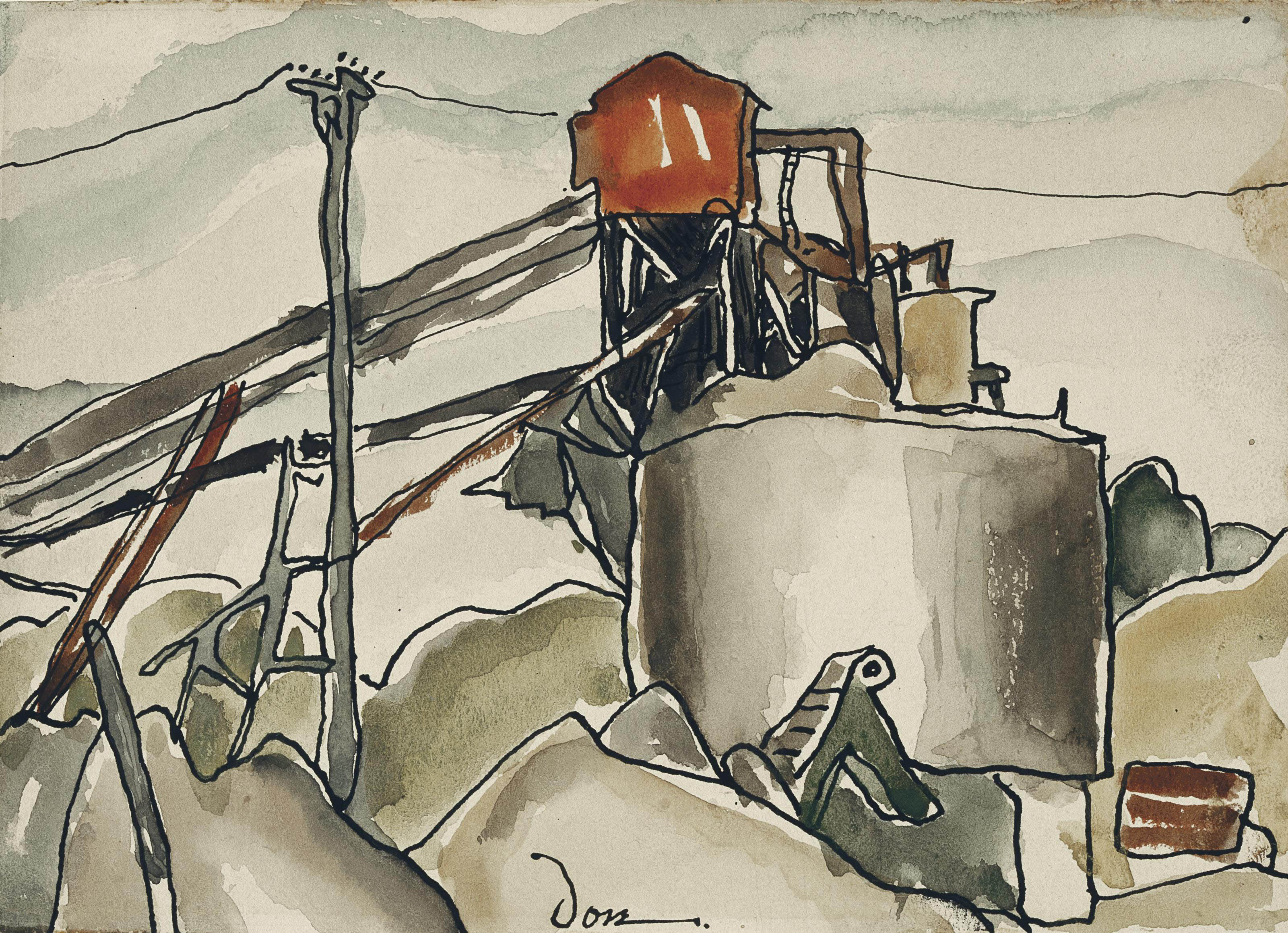 Arthur Garfield Dove — Дубовый уголок, Песок и гравий