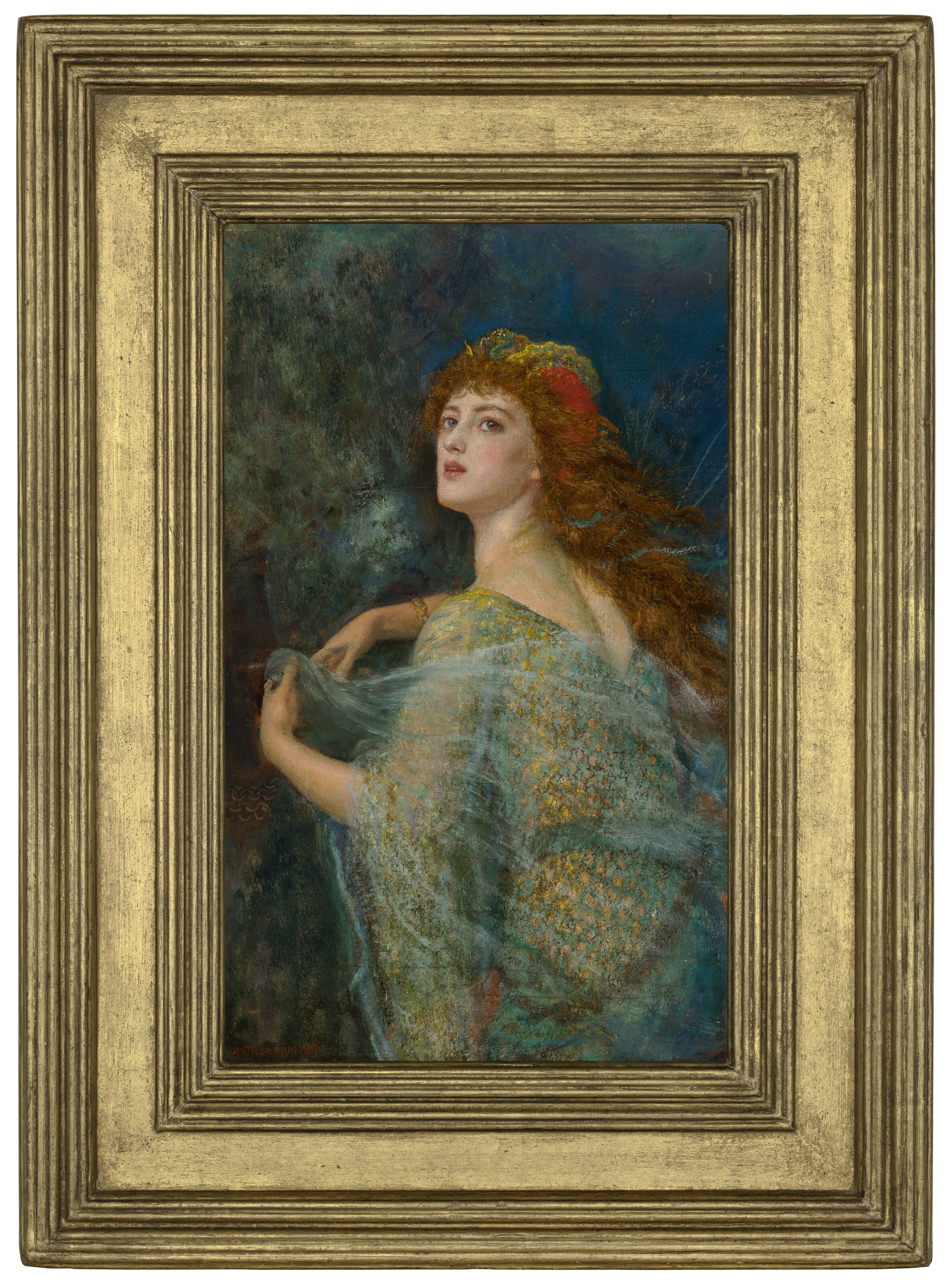 Arthur Hughes — Волшебница, изображение 2
