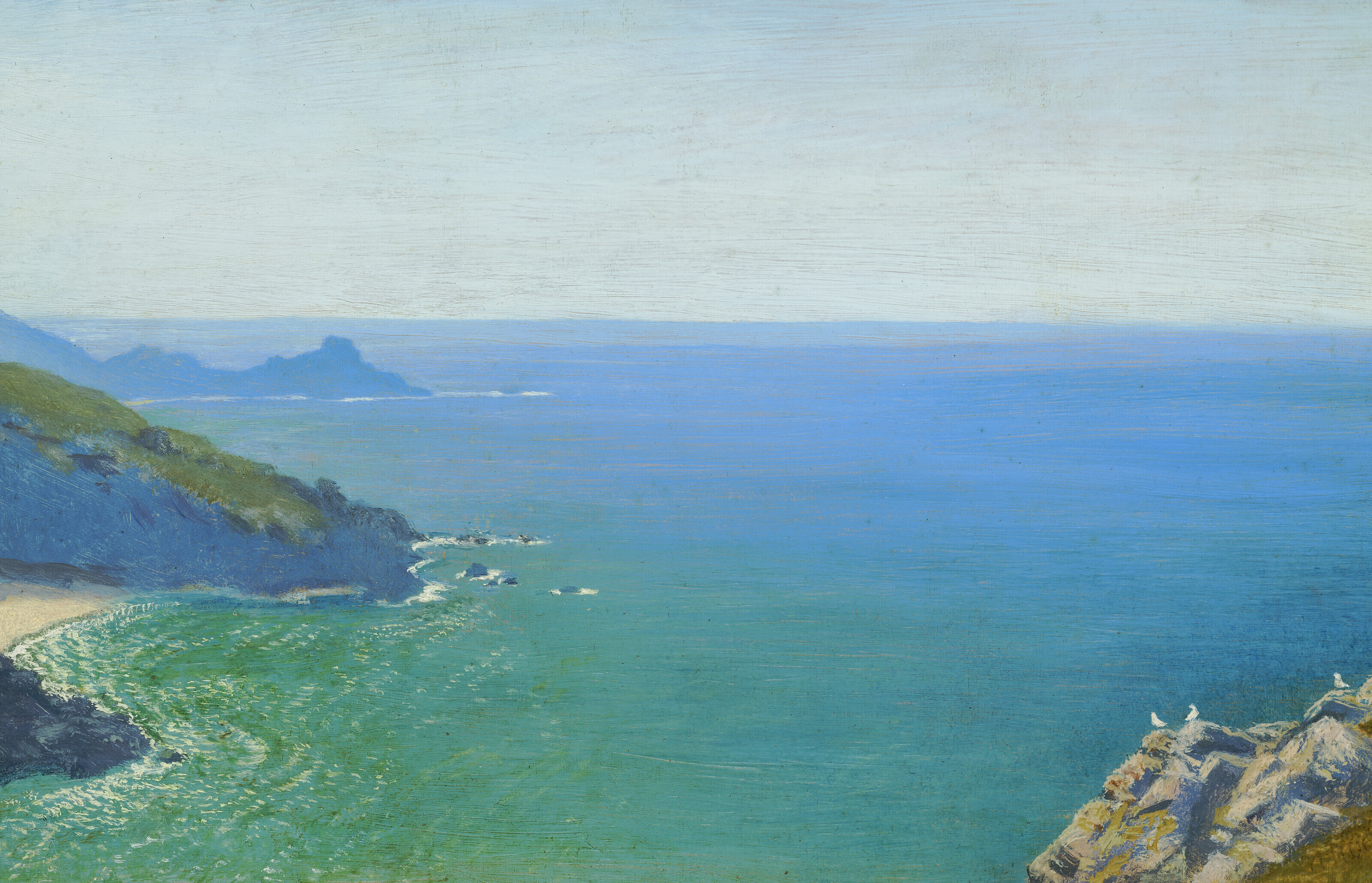Arthur Hughes — Голова Гурнарда, со стороны Сент-Айвза