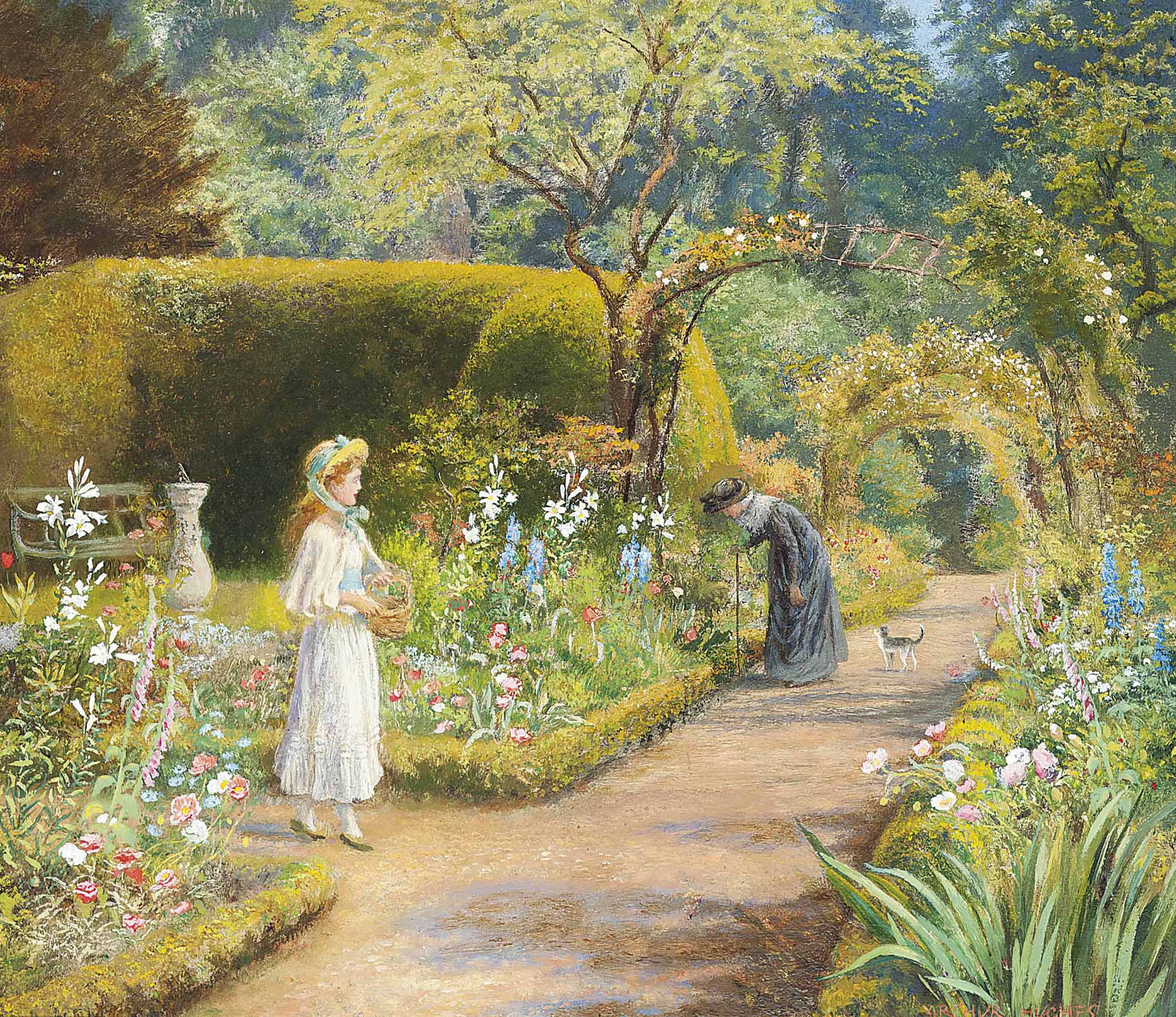 Arthur Hughes — В гости к бабушке