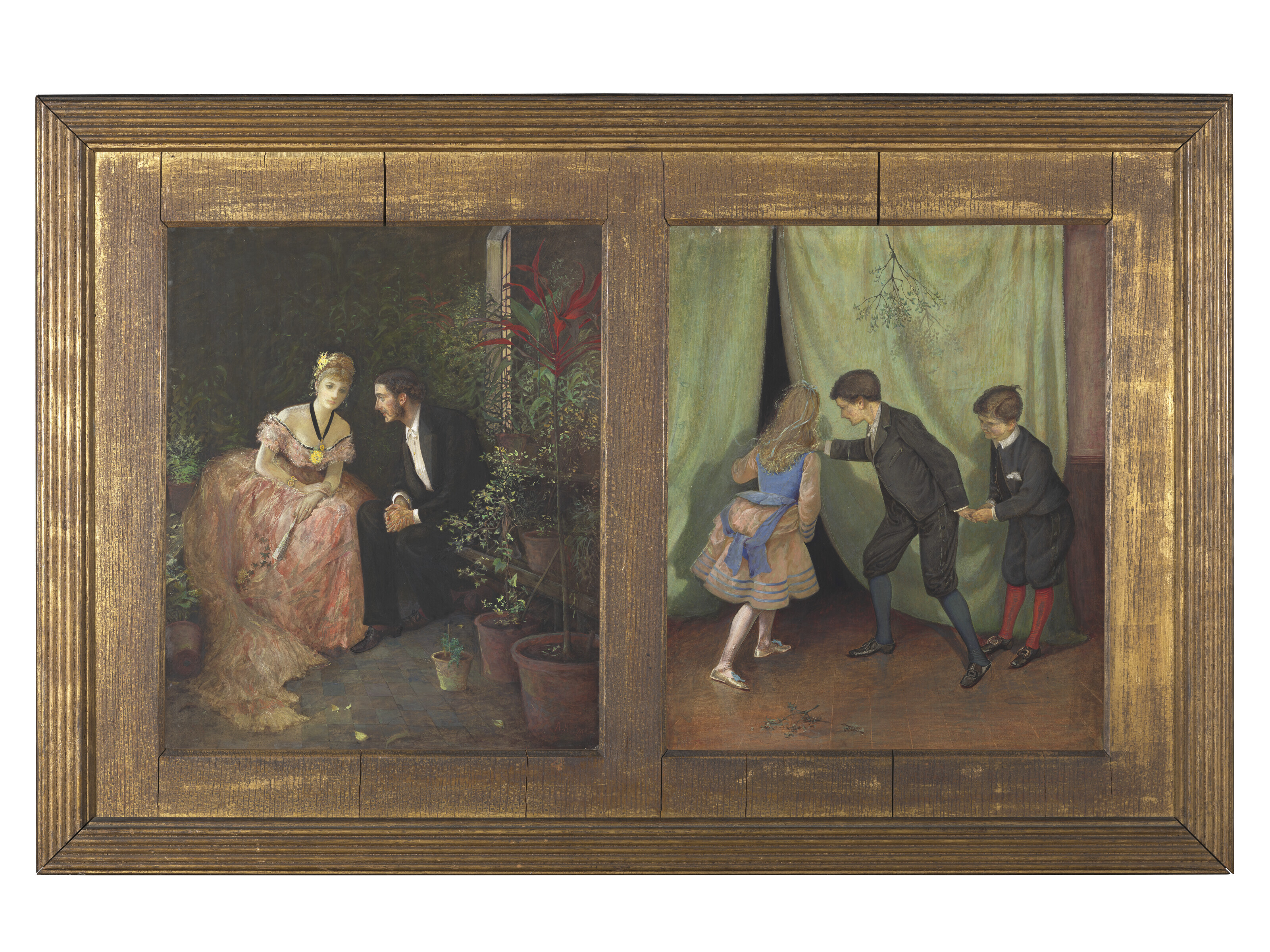 Arthur Hughes — Свадебный парад и зрители, изображение 2