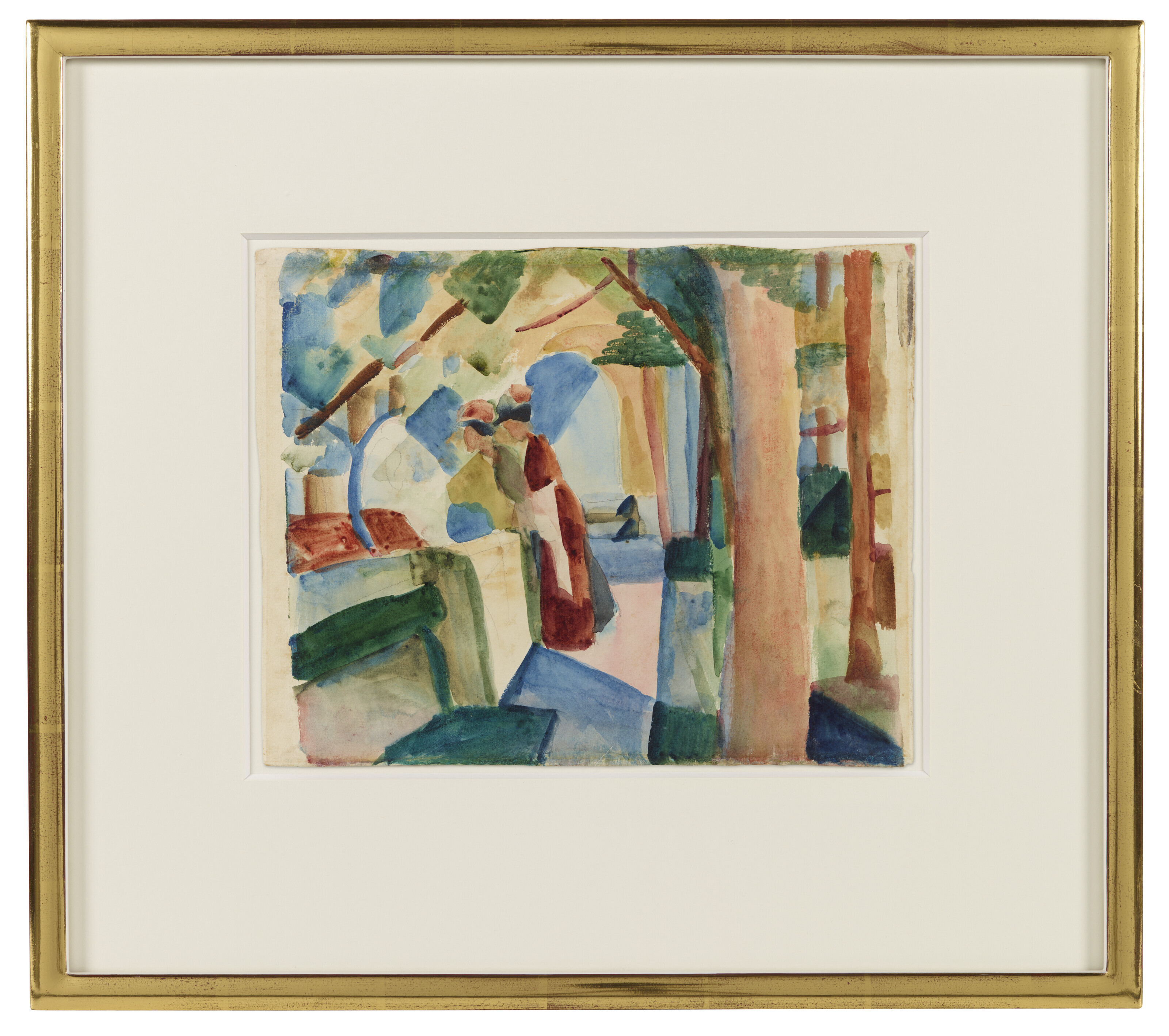 August Macke — Вокруг Фридхофа фон Туна, изображение 2