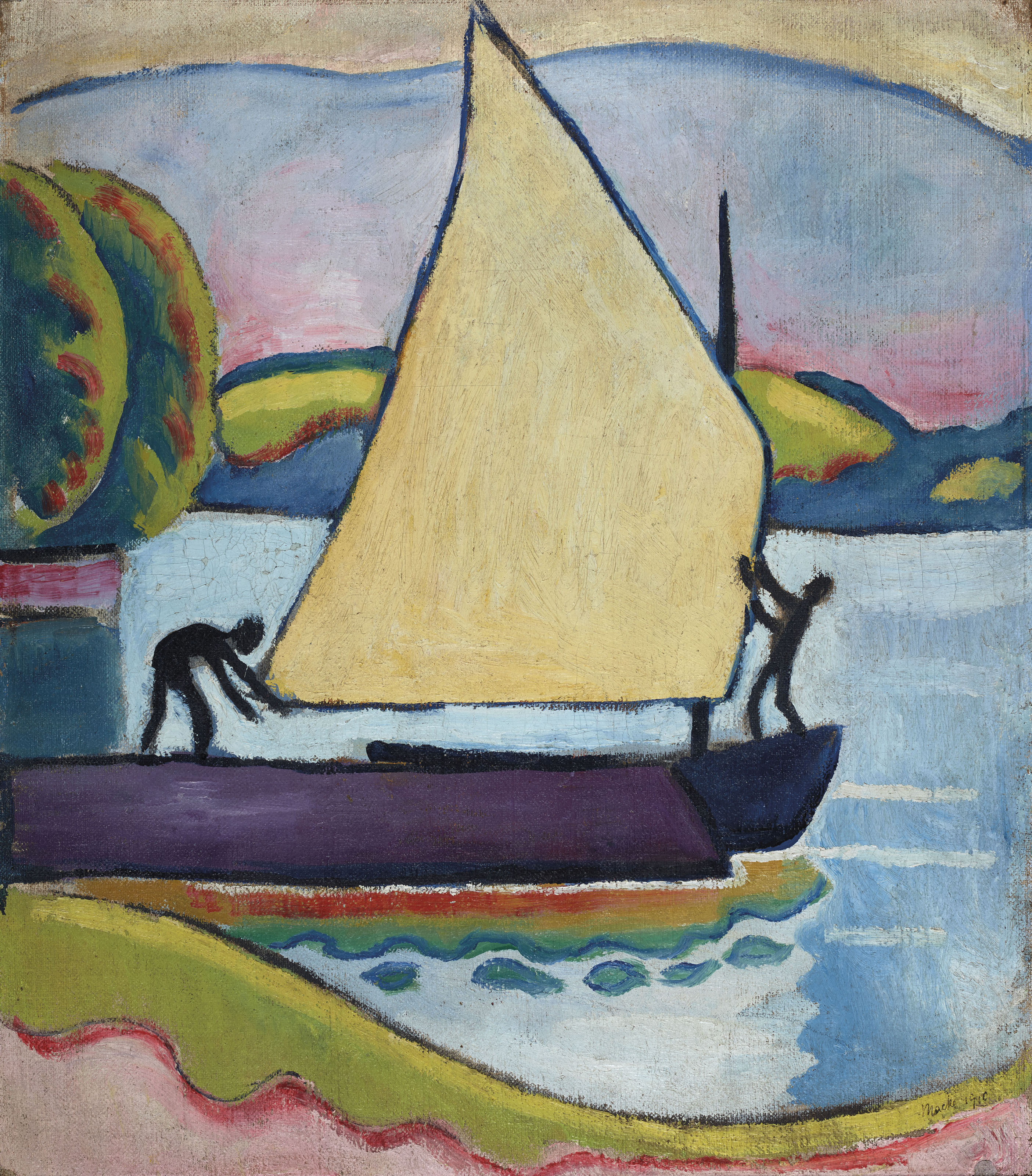 August Macke — Сегельбут-ам-Морген