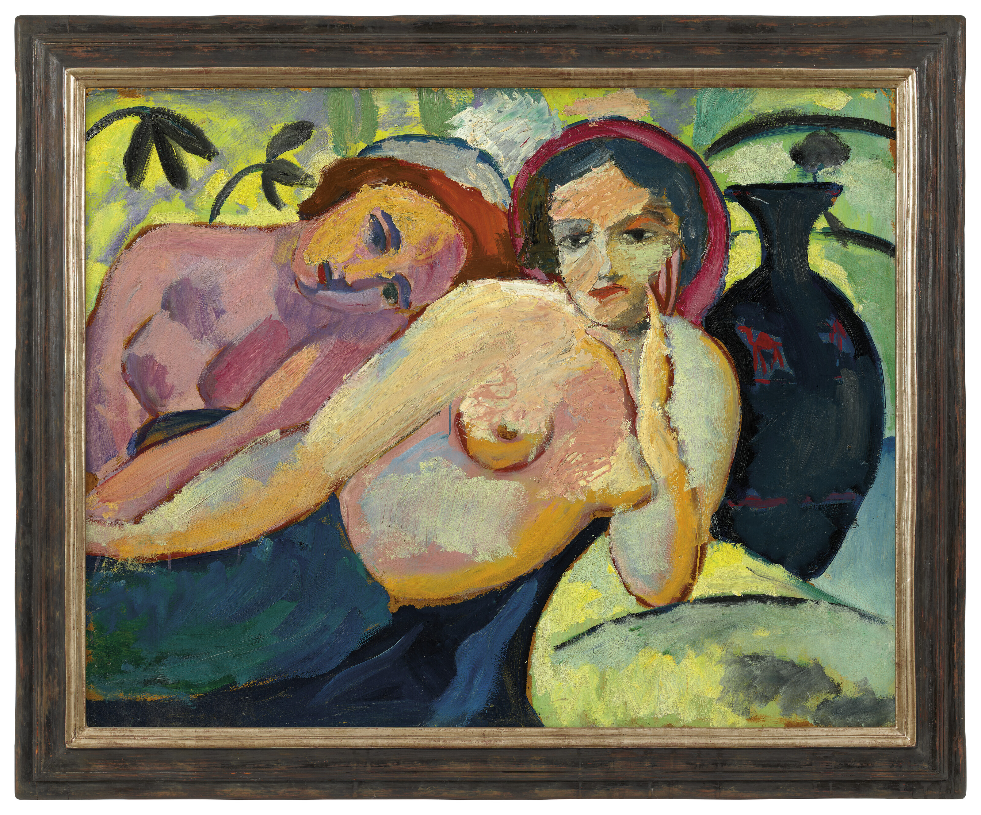 August Macke — Цвей Медхен (восточная женщина), изображение 2