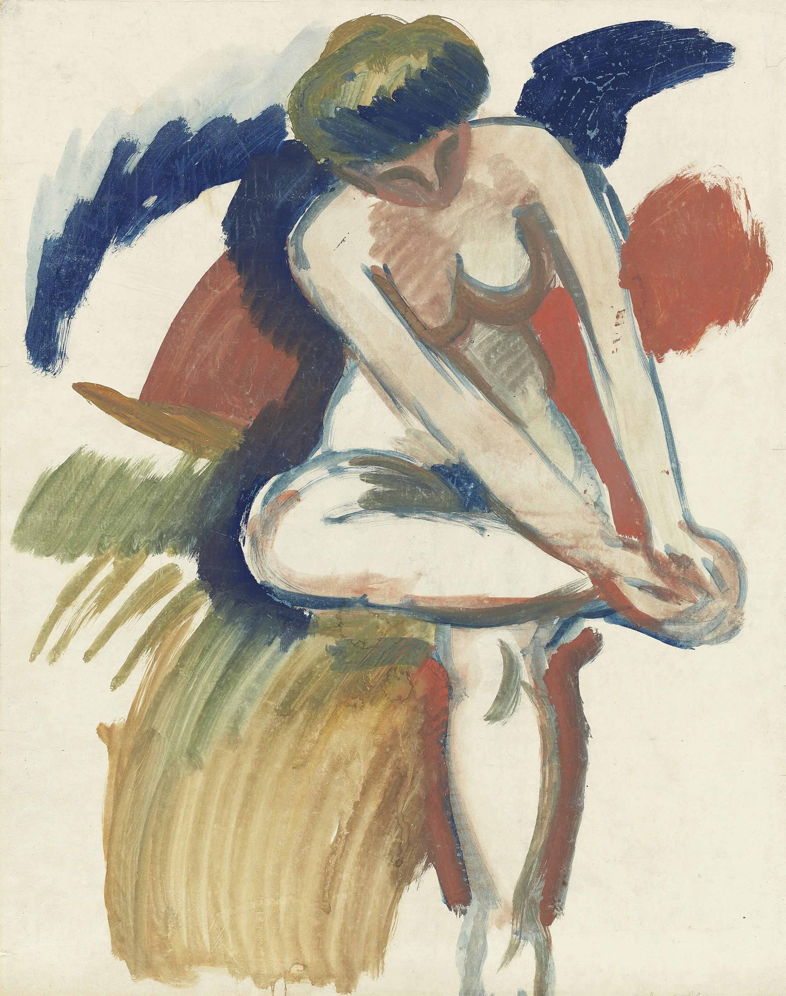 August Macke — Более грубый акт по отношению к ротему.