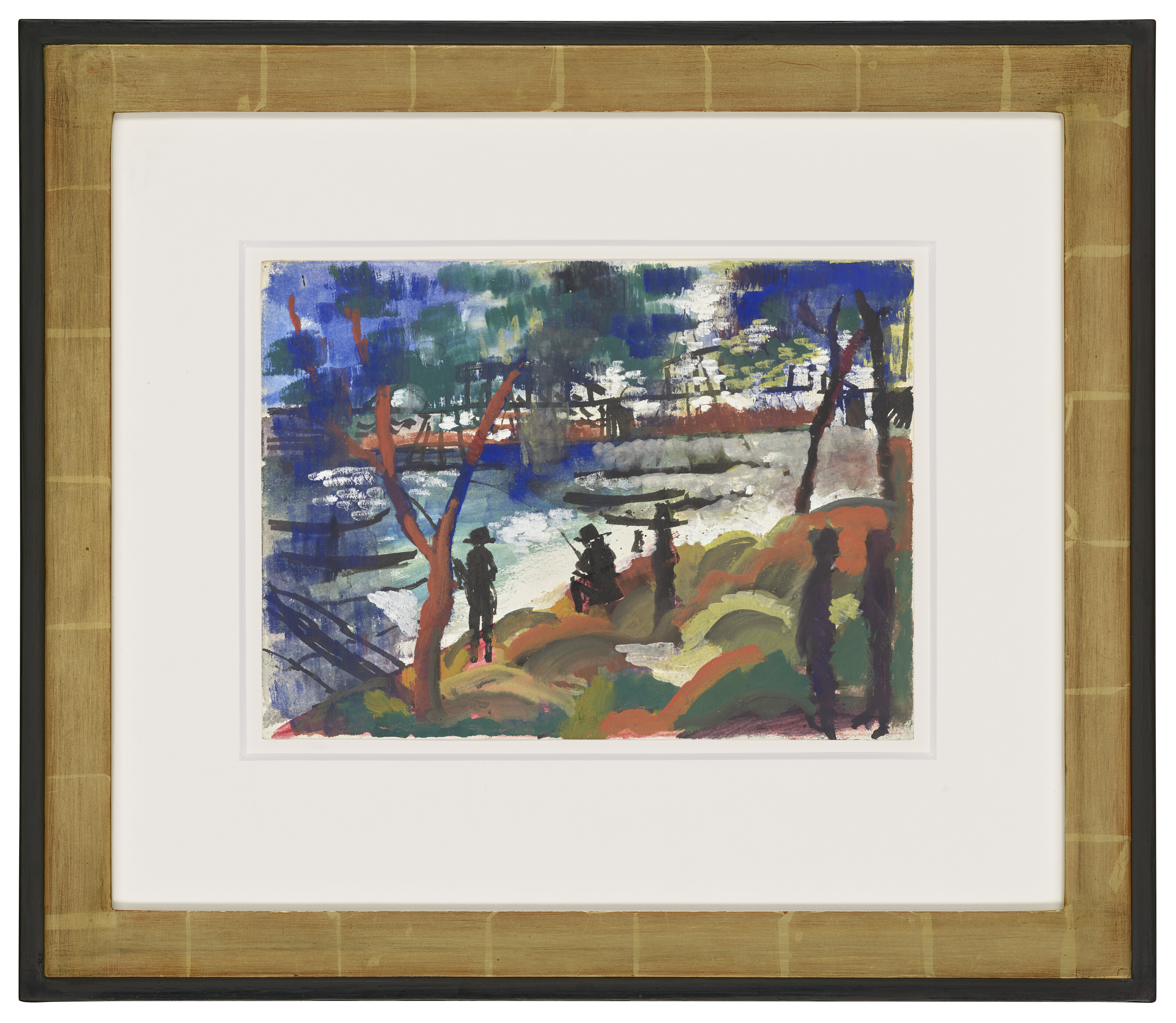 August Macke — Рыболов в замешательстве, изображение 2