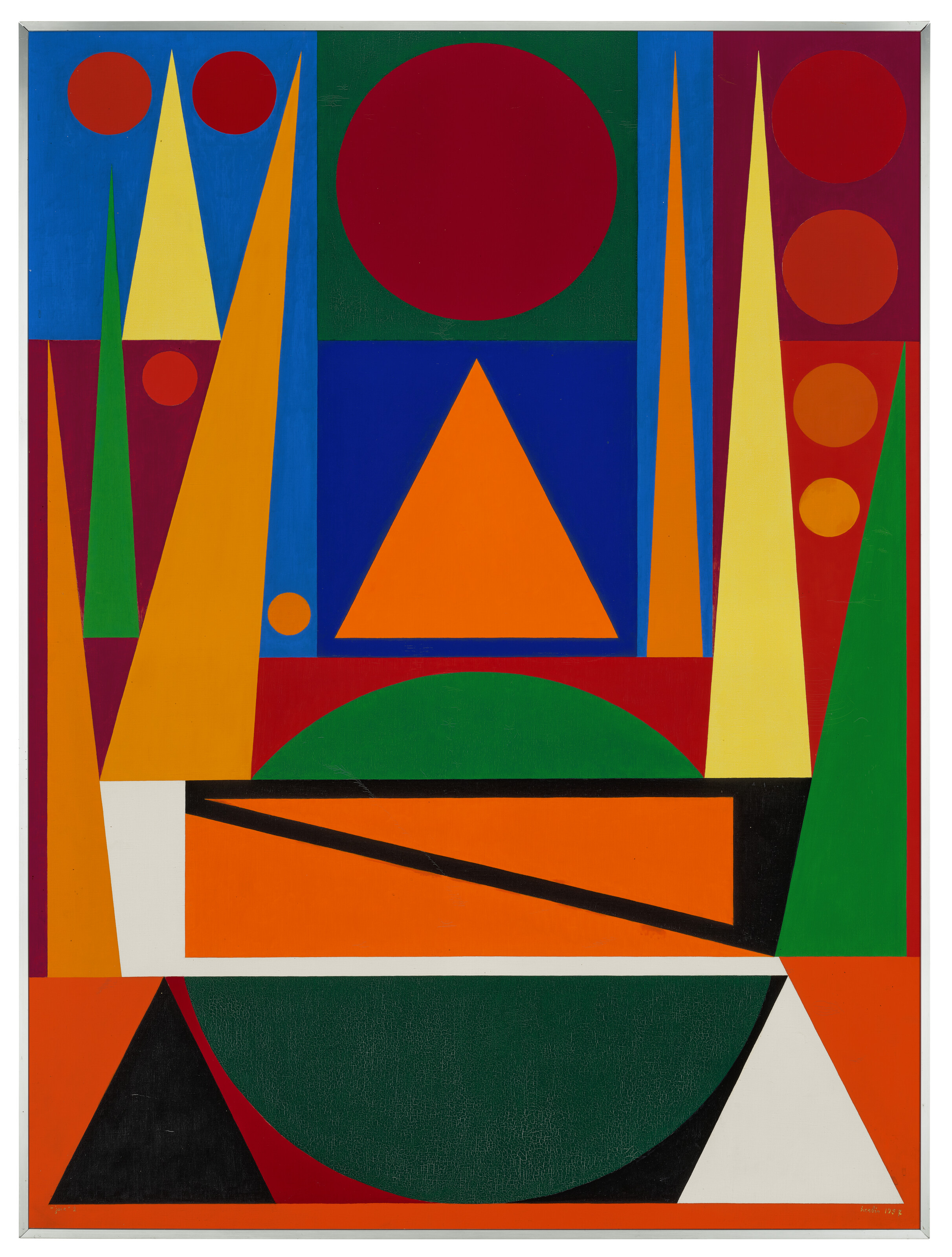 Auguste Herbin — Радость II, изображение 2