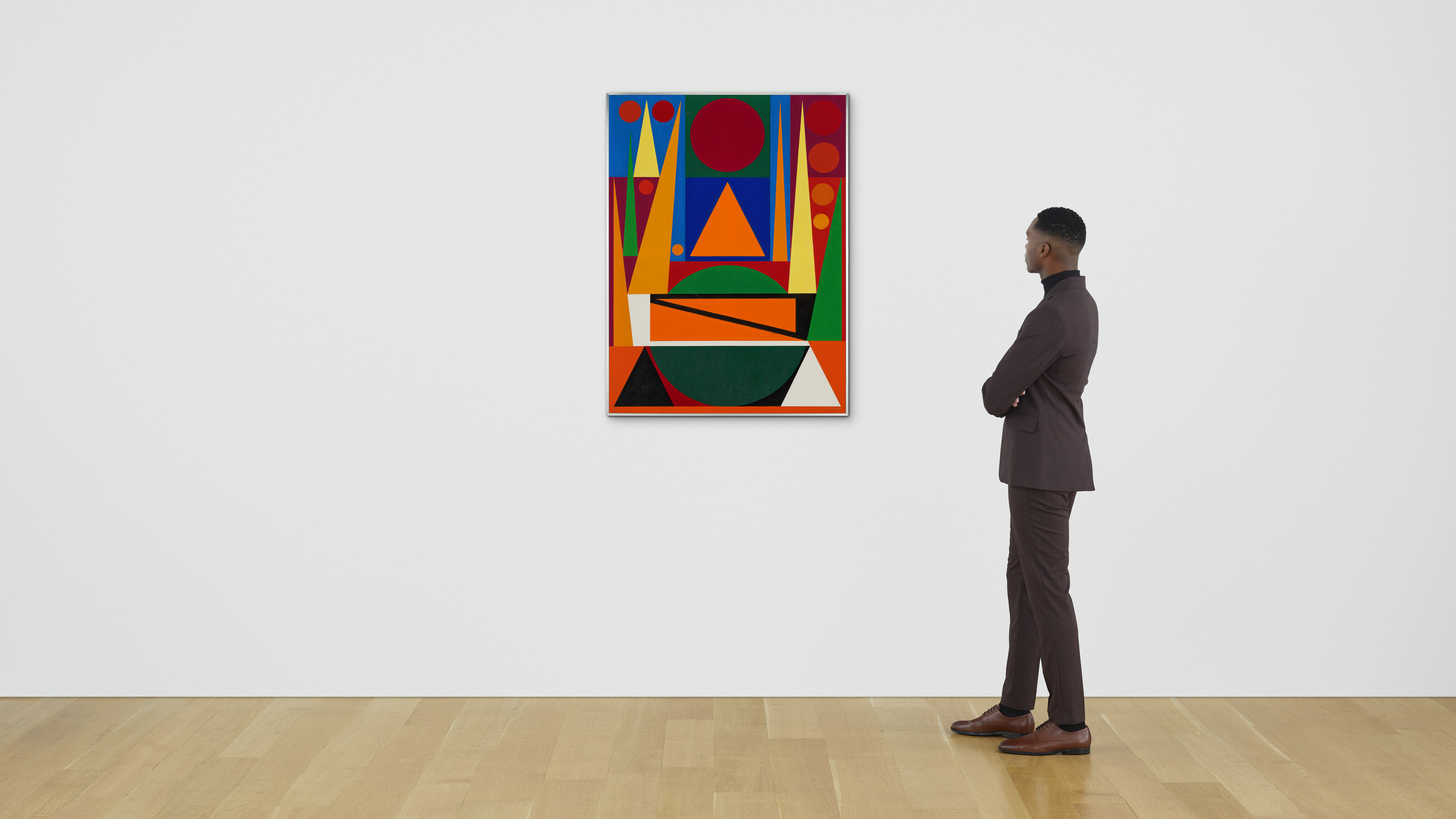 Auguste Herbin — Радость II, изображение 5