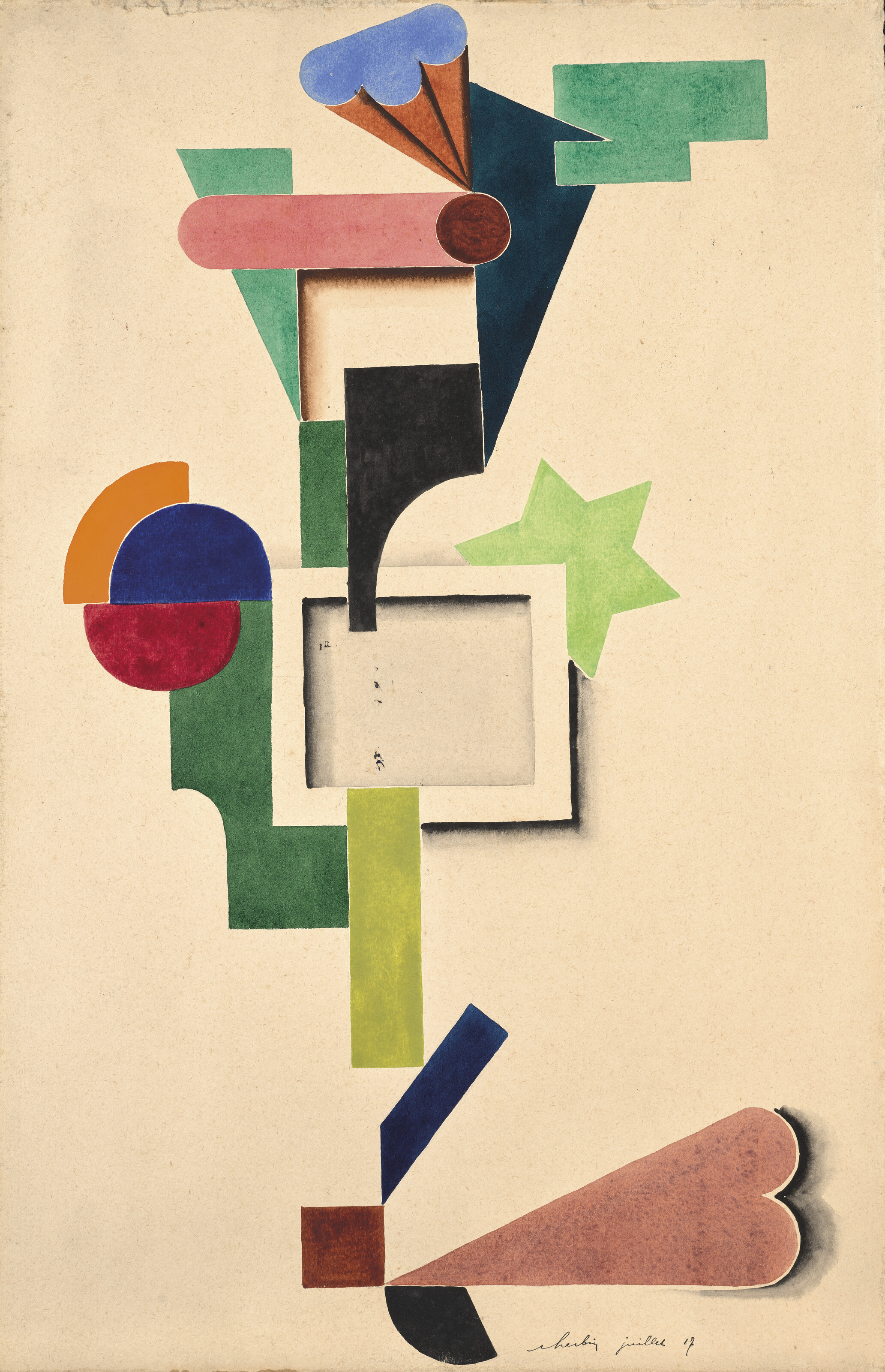 Auguste Herbin — Композиция, изображение 1