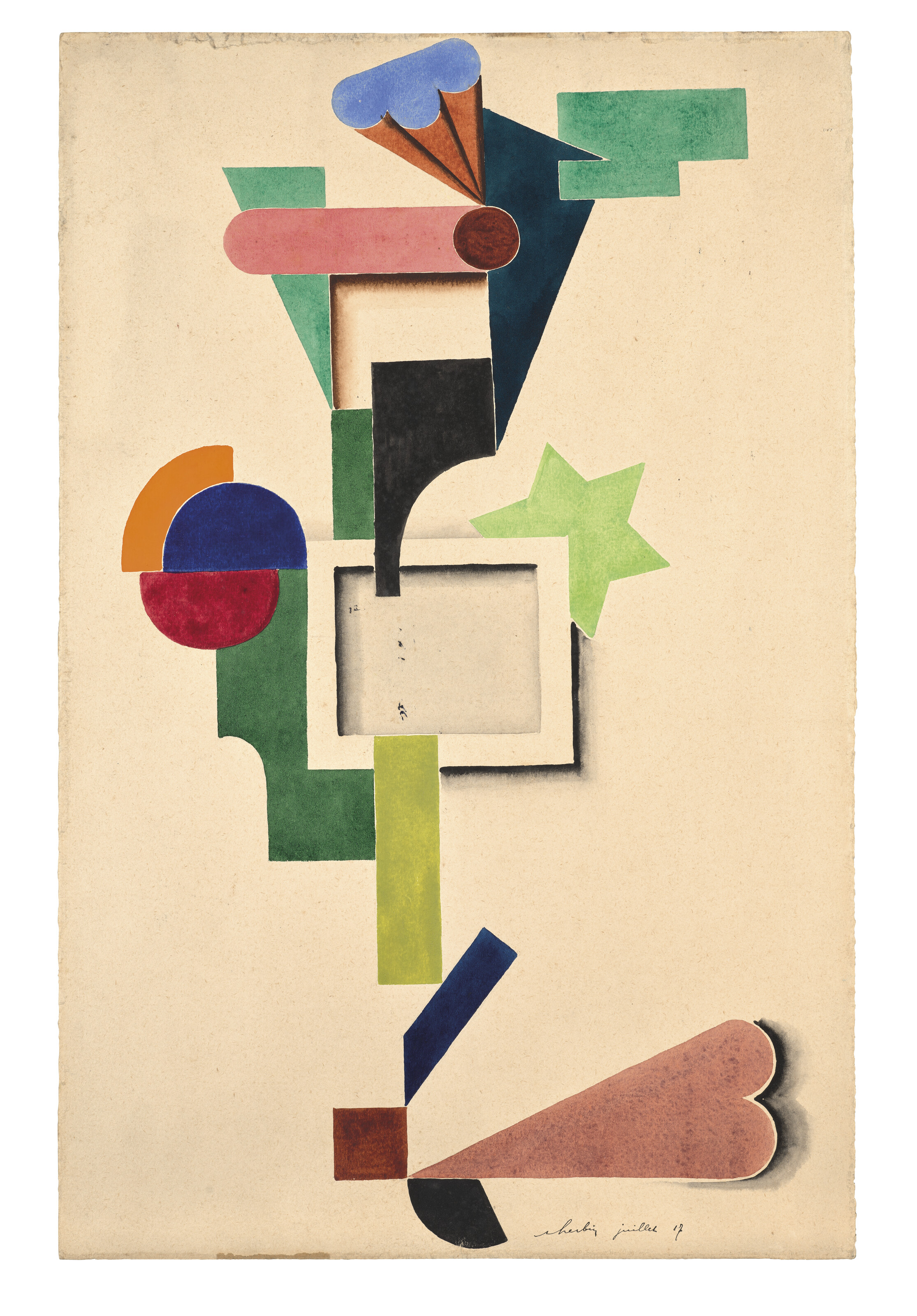 Auguste Herbin — Композиция, изображение 2