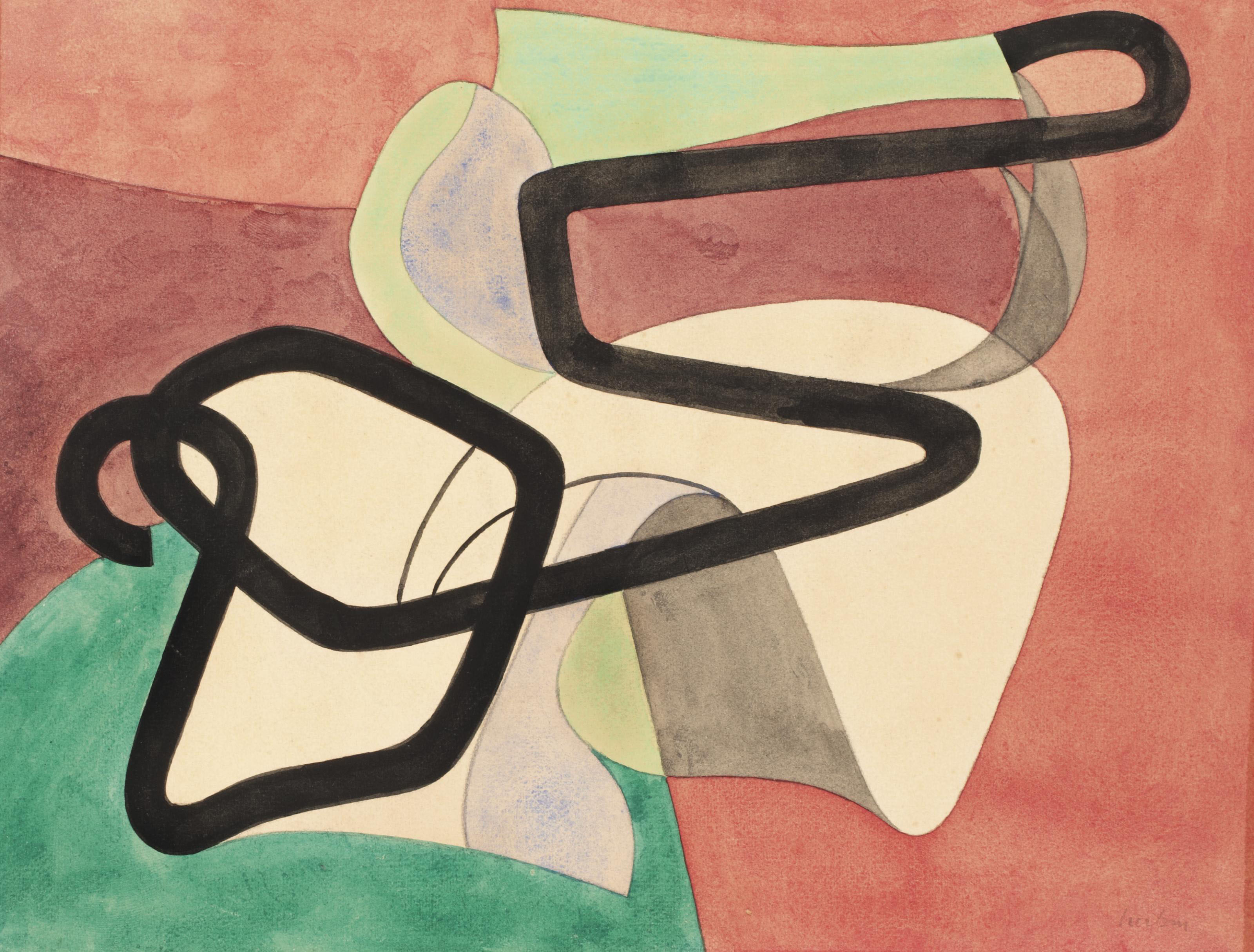 Auguste Herbin — Краткое описание композиции