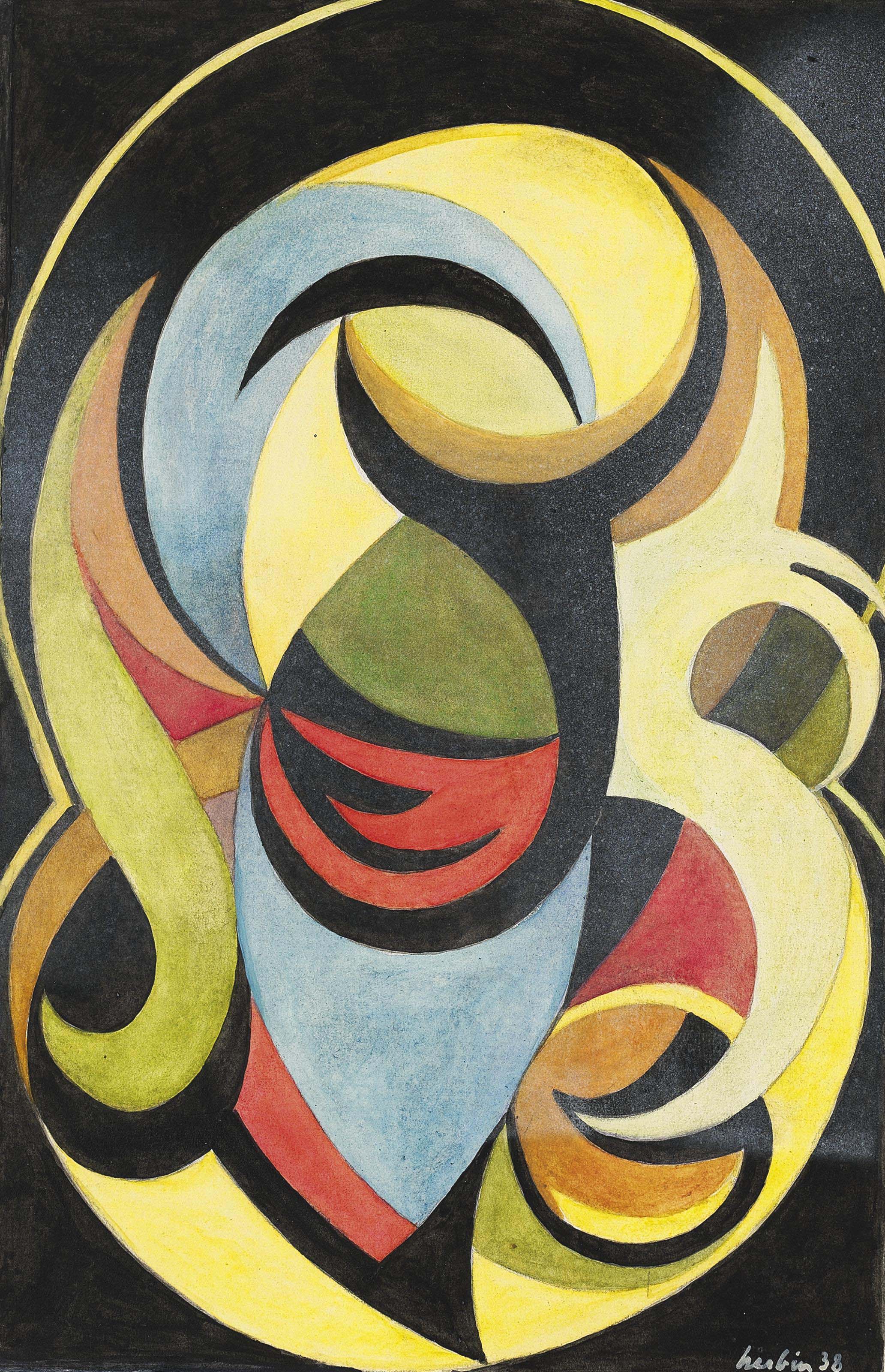 Auguste Herbin — Композиция: Realite spirituelle