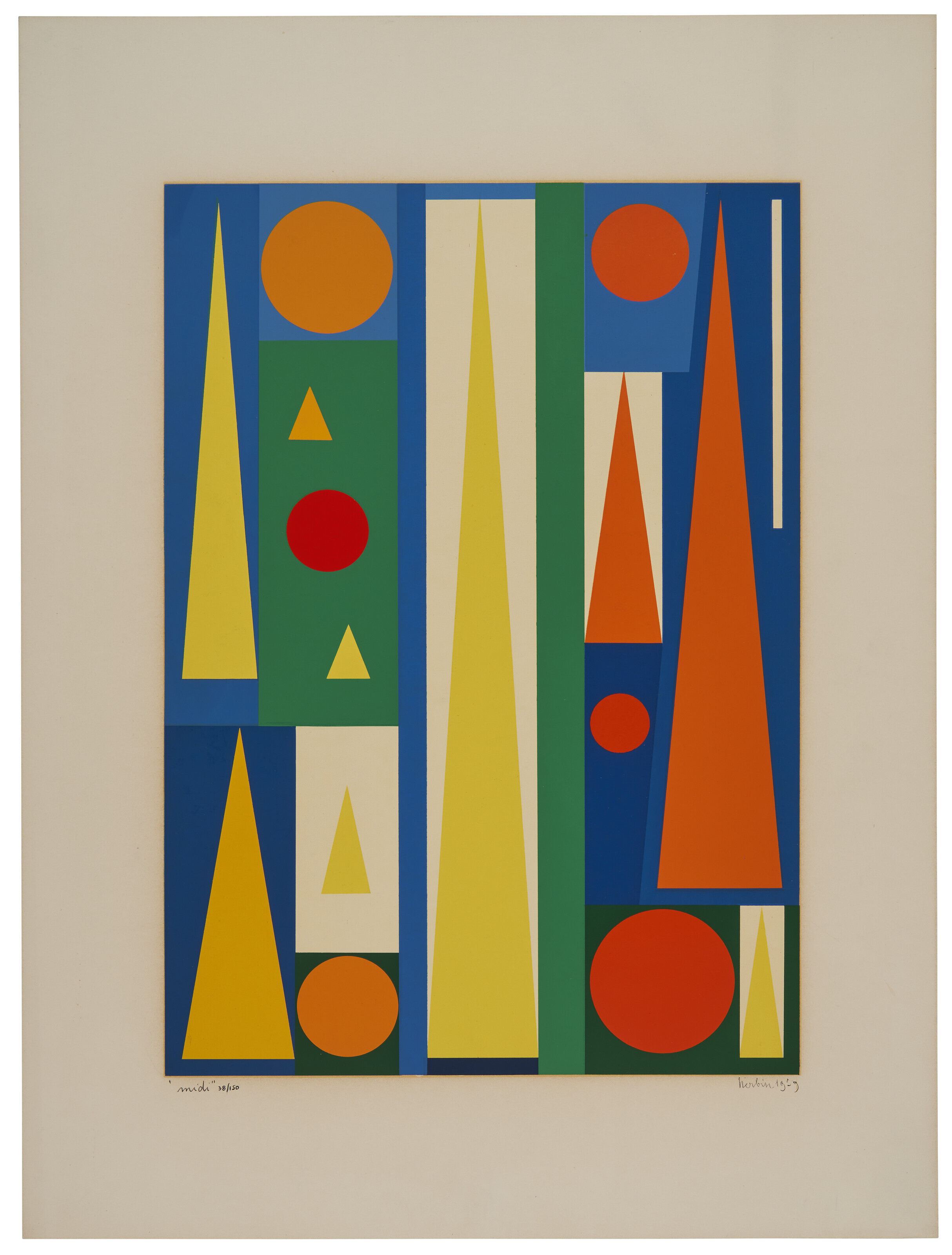 Auguste Herbin — Миди, пластинка 3 из альбома de 12 Planches