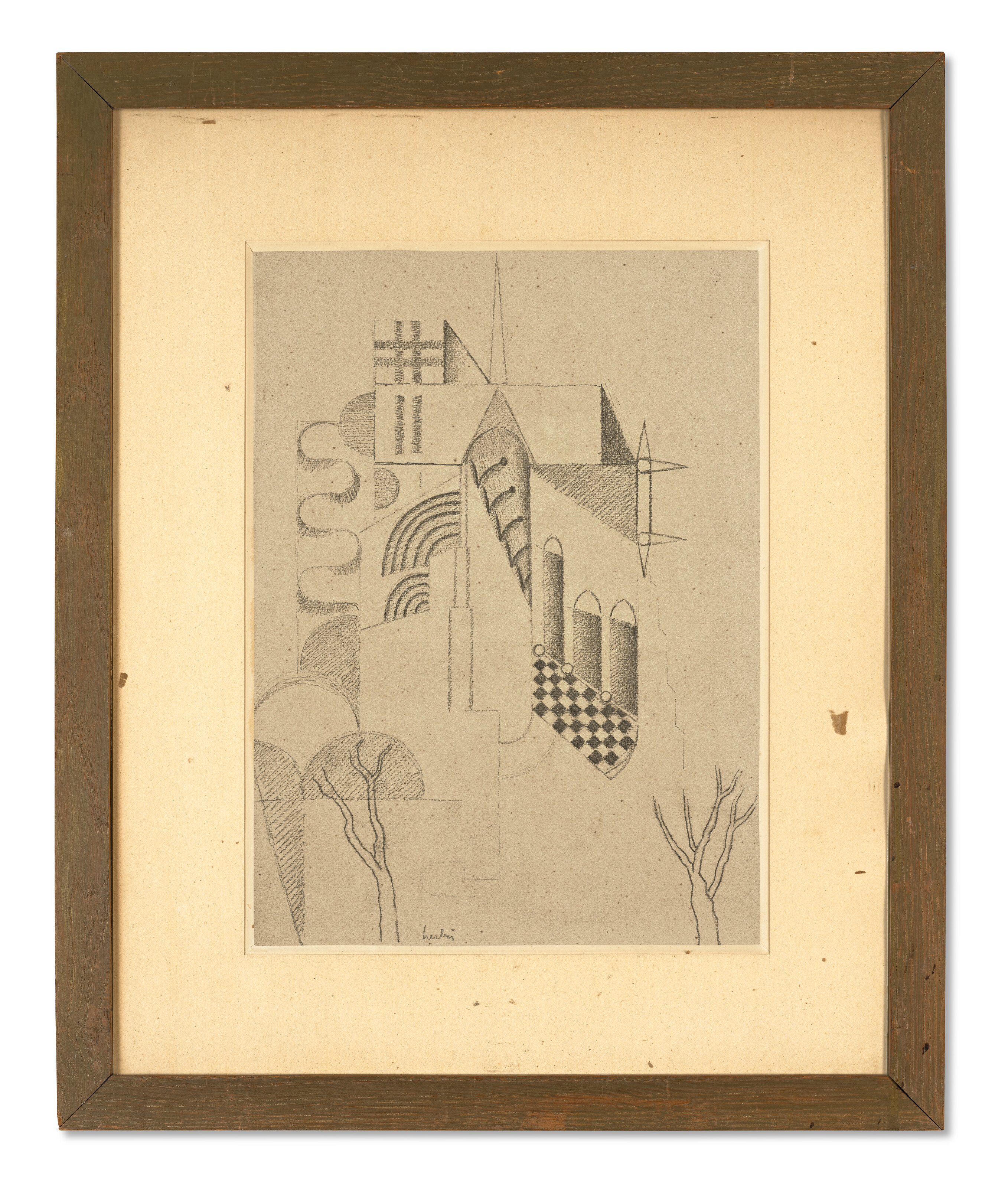 Auguste Herbin — Композиция из дерева, изображение 4
