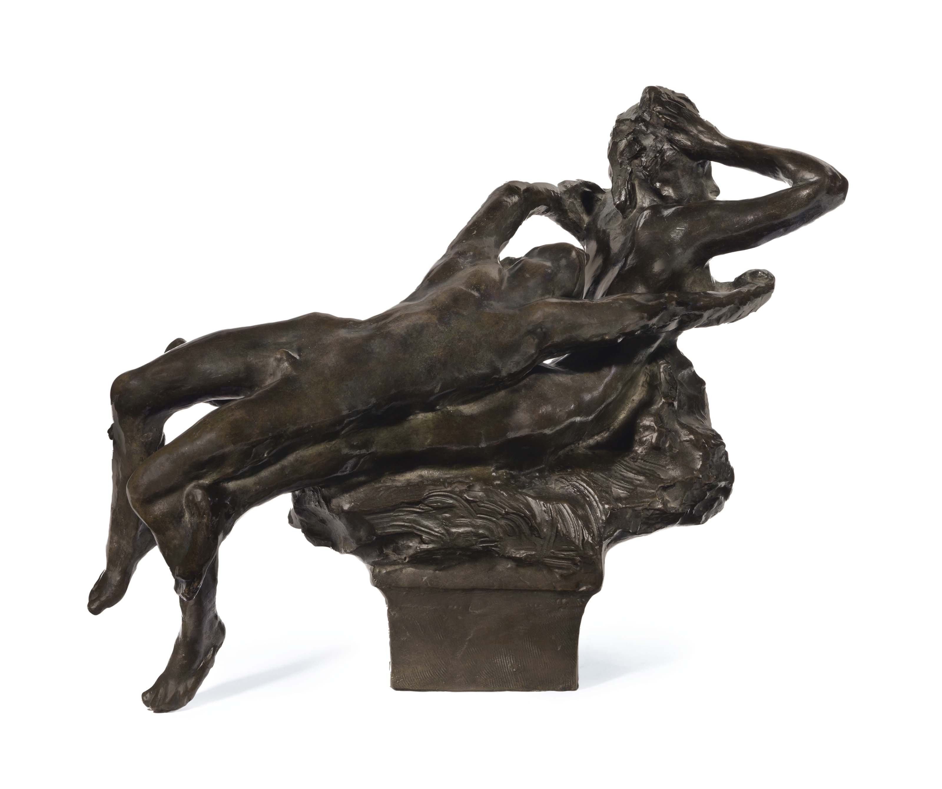 Auguste Rodin — "Беглая любовь", миниатюрная модель, премьерная версия на базовой платформе