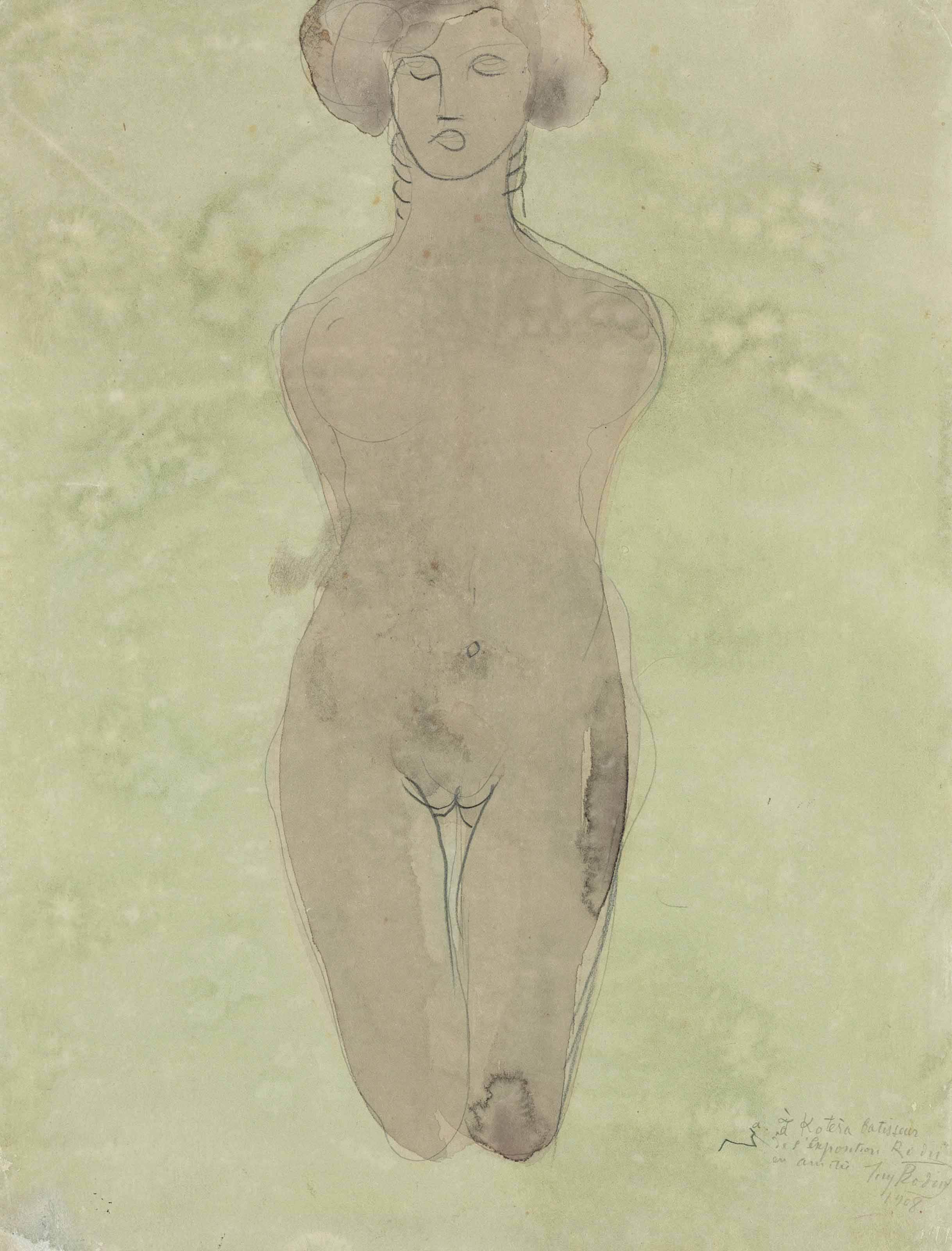 Auguste Rodin — Женщина-ваза, погруженная в воду