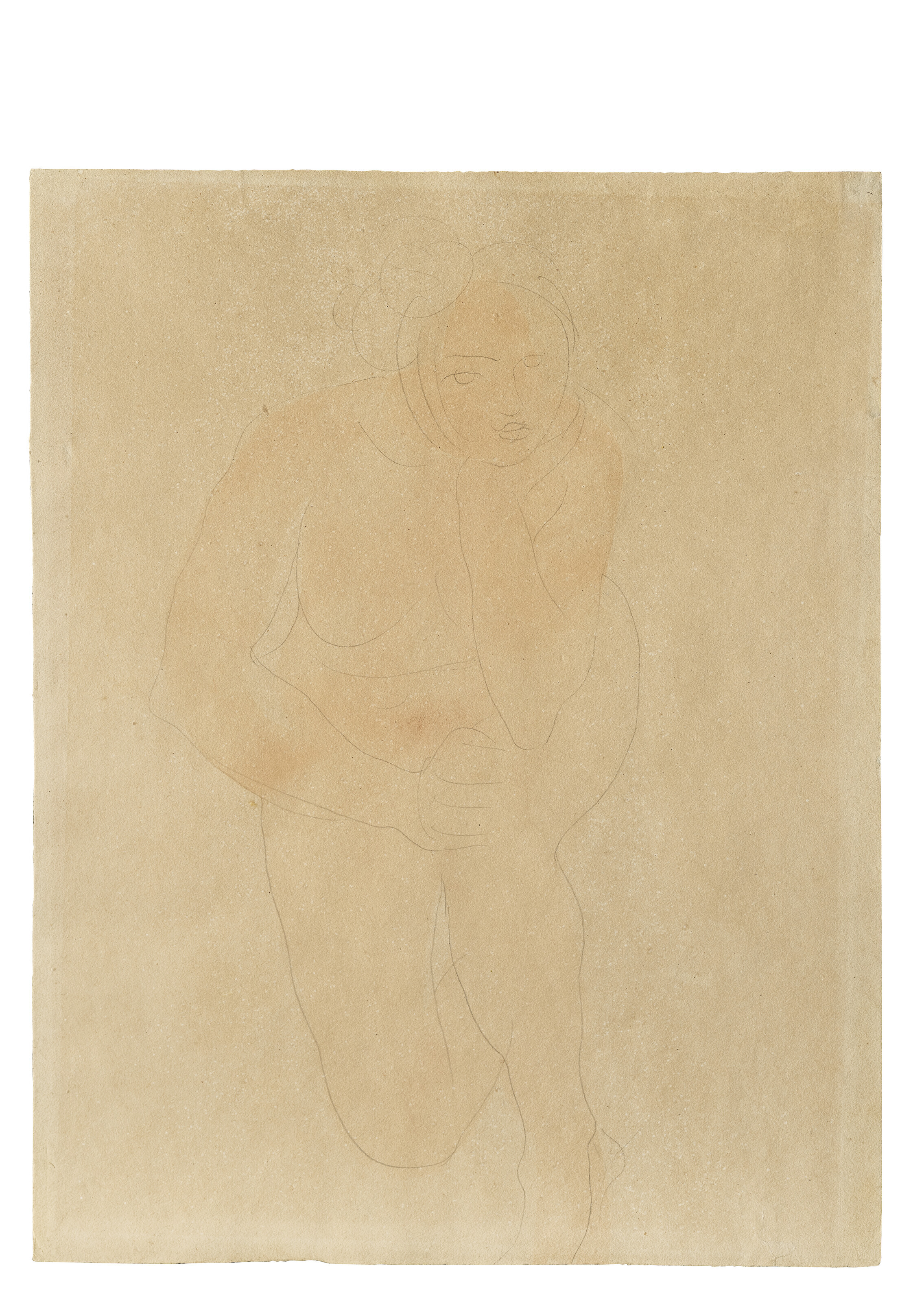 Auguste Rodin — Новая женщина в аженуйе, ле-ментон-аппуйе-сюр-ла-майн-гош, изображение 2