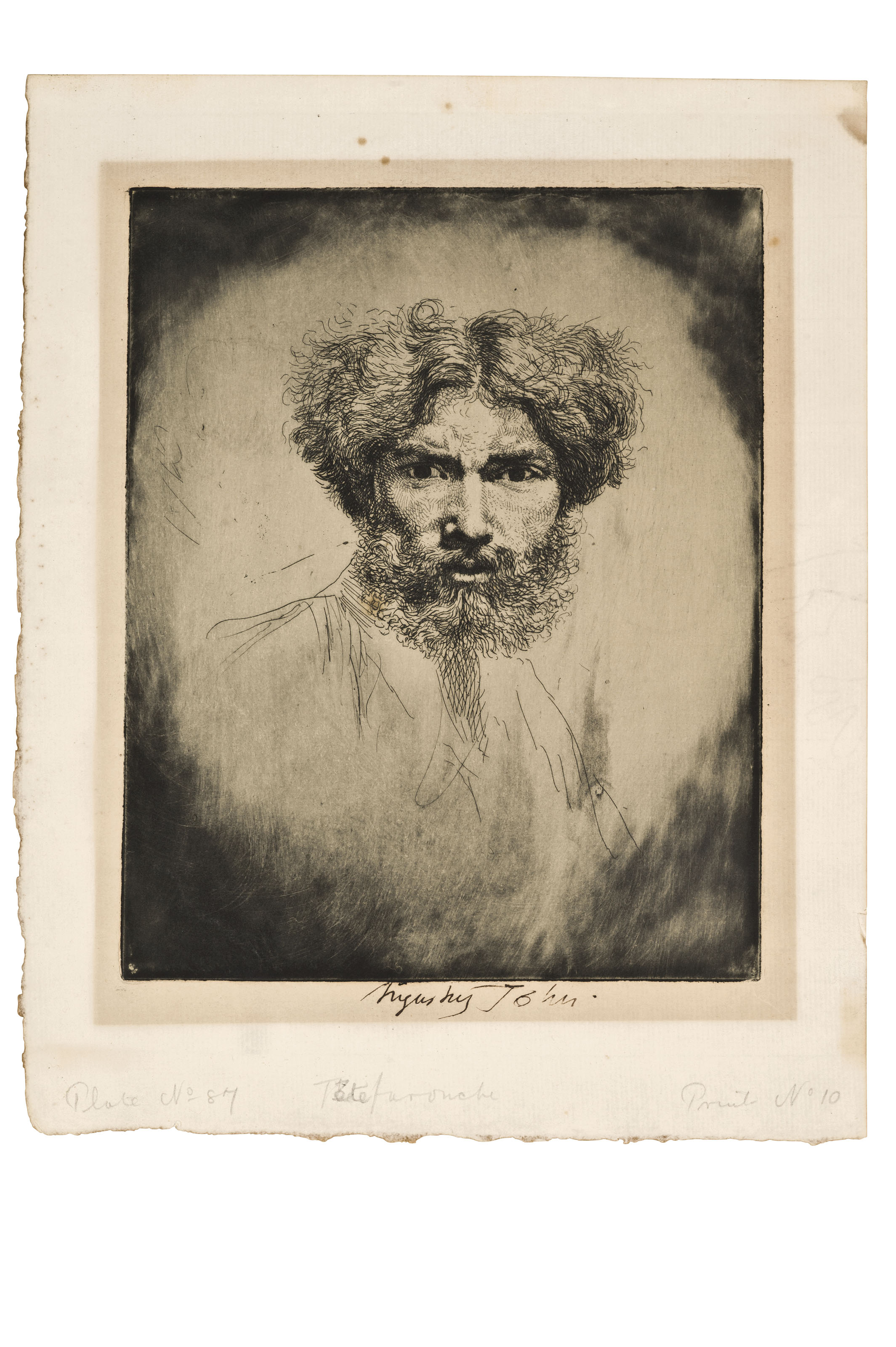 Augustus John — Портрет художника: Тет Фаруш (Кэмпбелл Доджсон, 10), изображение 2