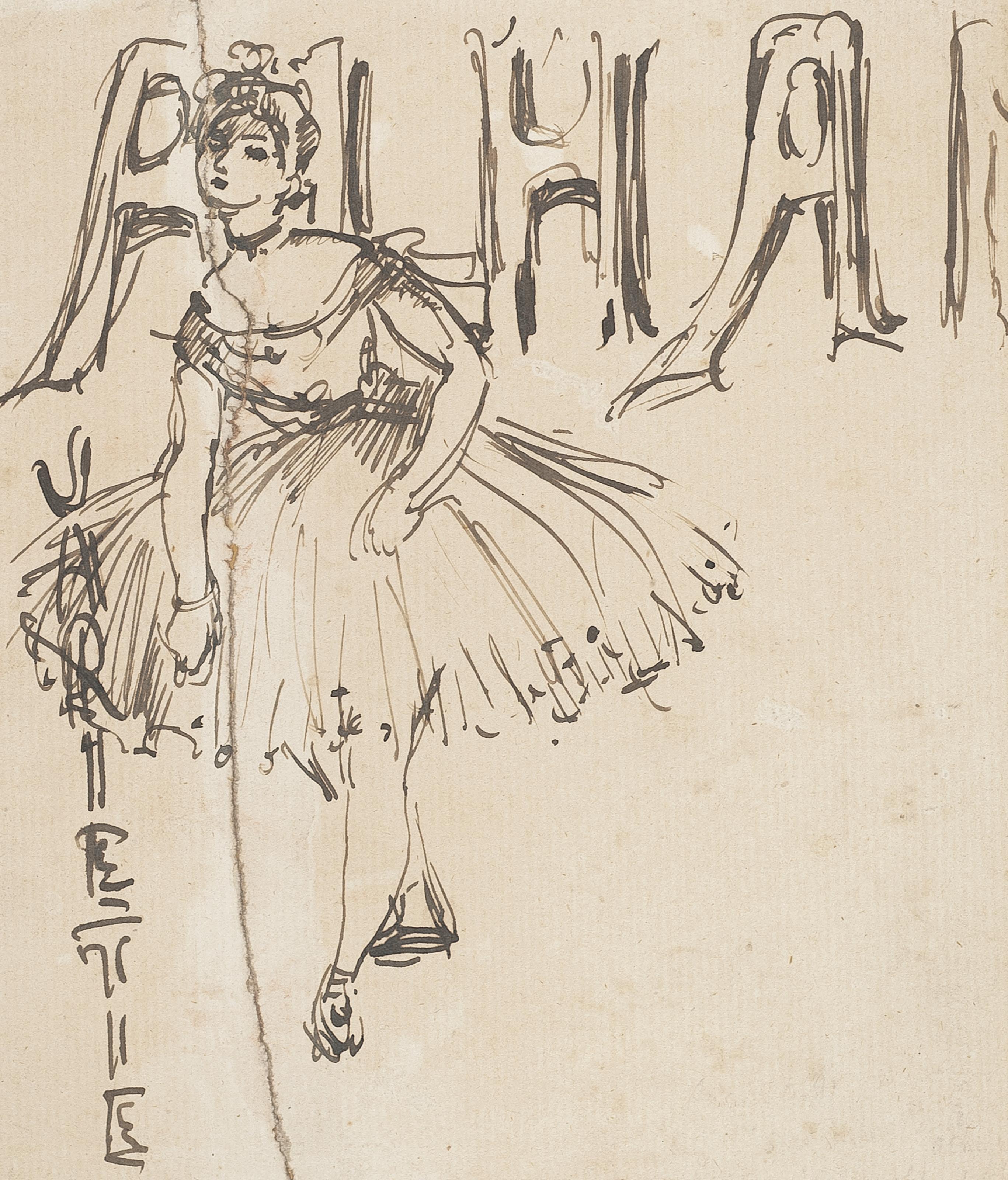 Augustus John — Дизайн плаката для мюзик-холла "Старая Альгамбра"