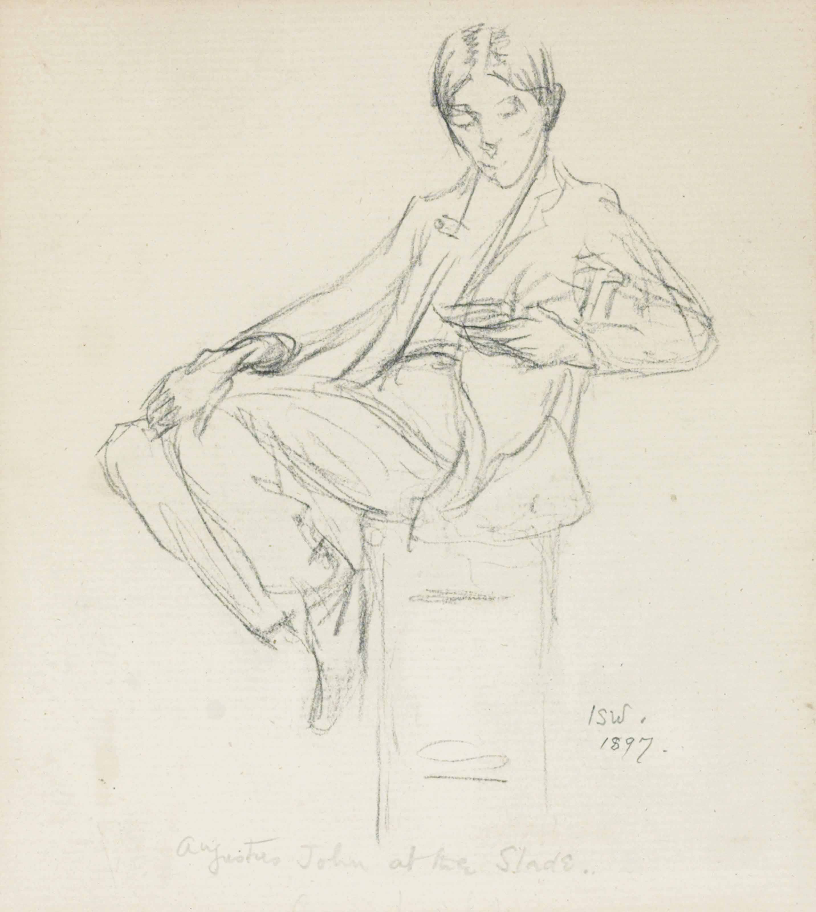 Augustus John — Огастес Джон, студент Слейда, 1897 год