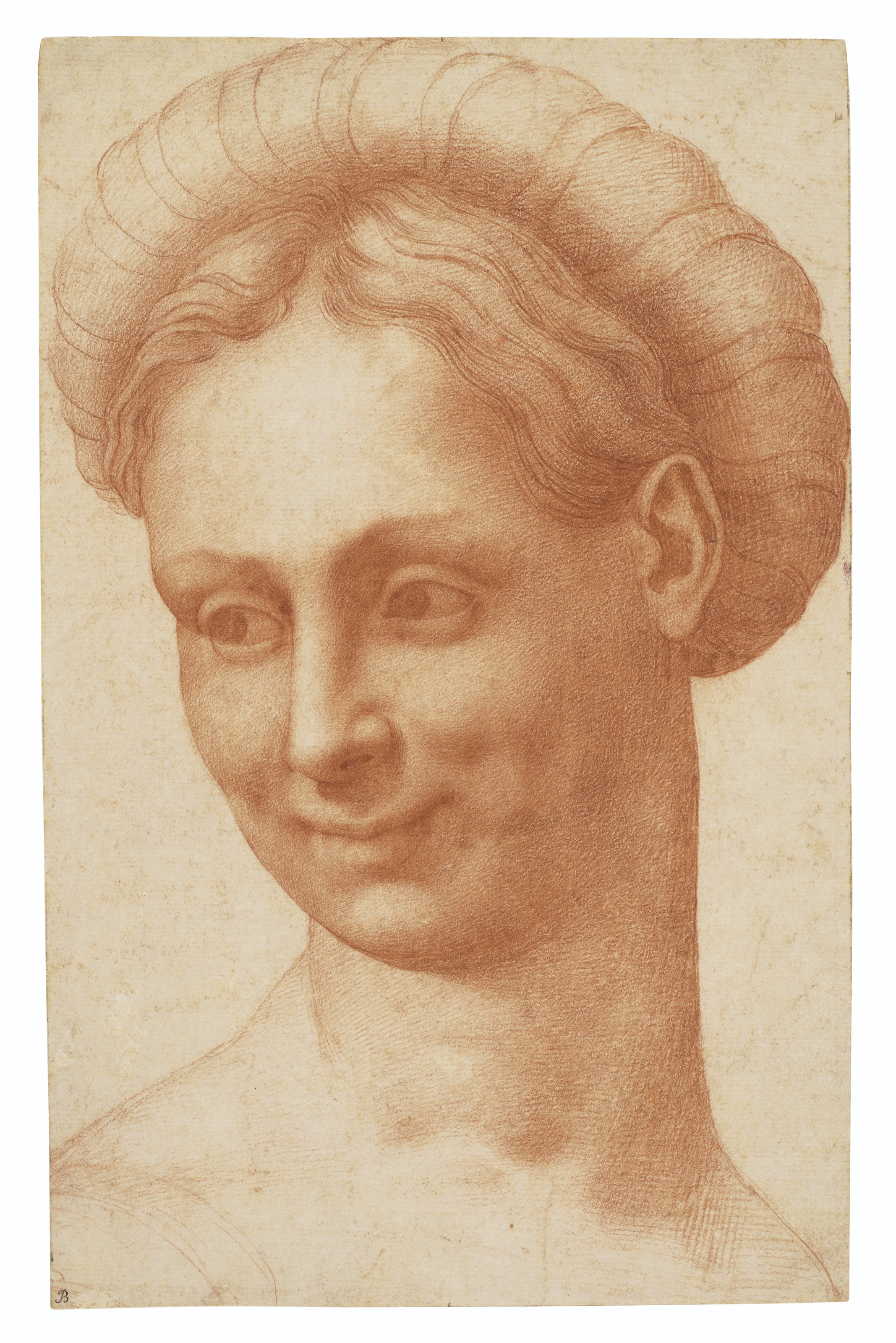 Baccio Bandinelli — Голова молодой женщины в гирланде