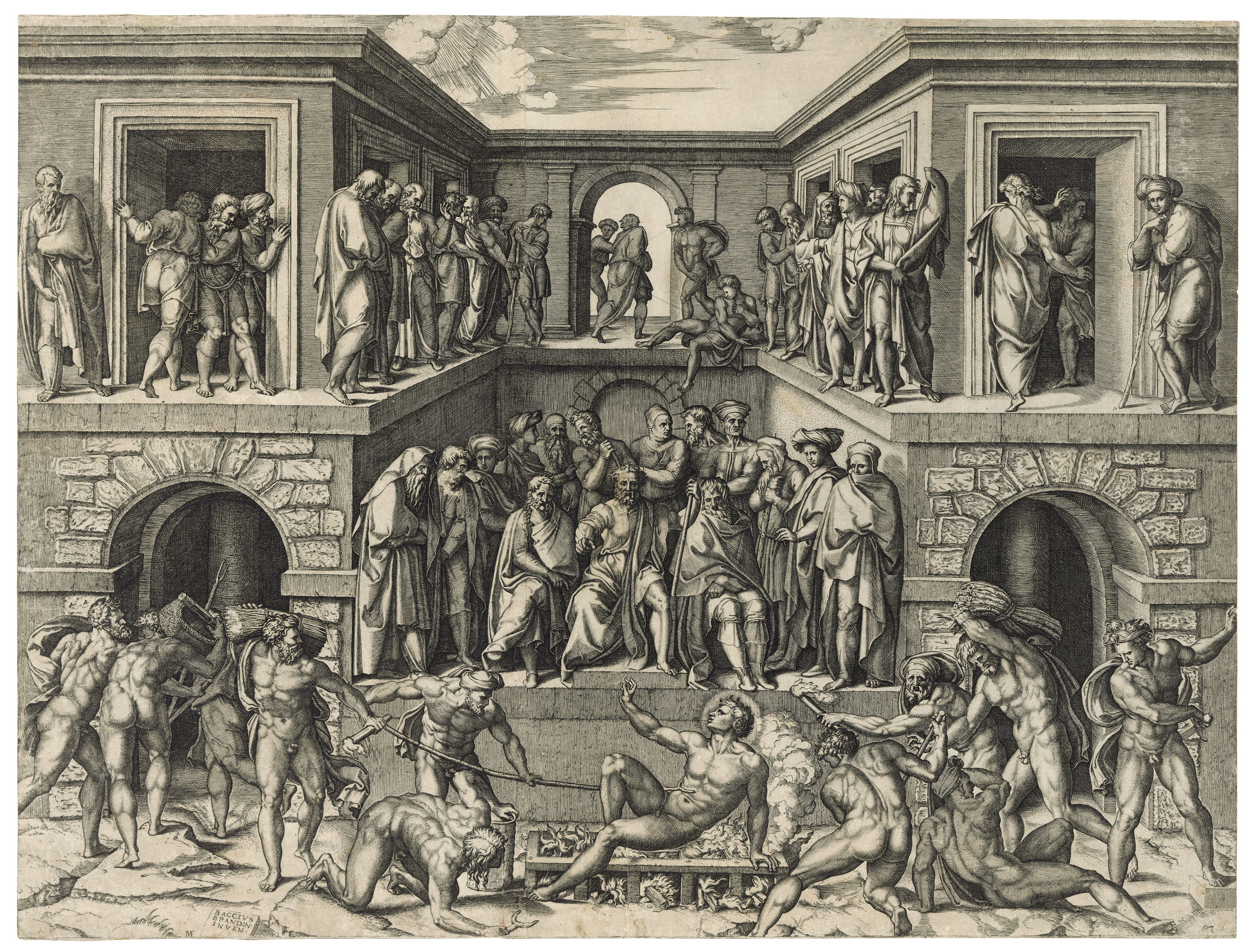Baccio Bandinelli — Мученическая смерть святого Лаврентия