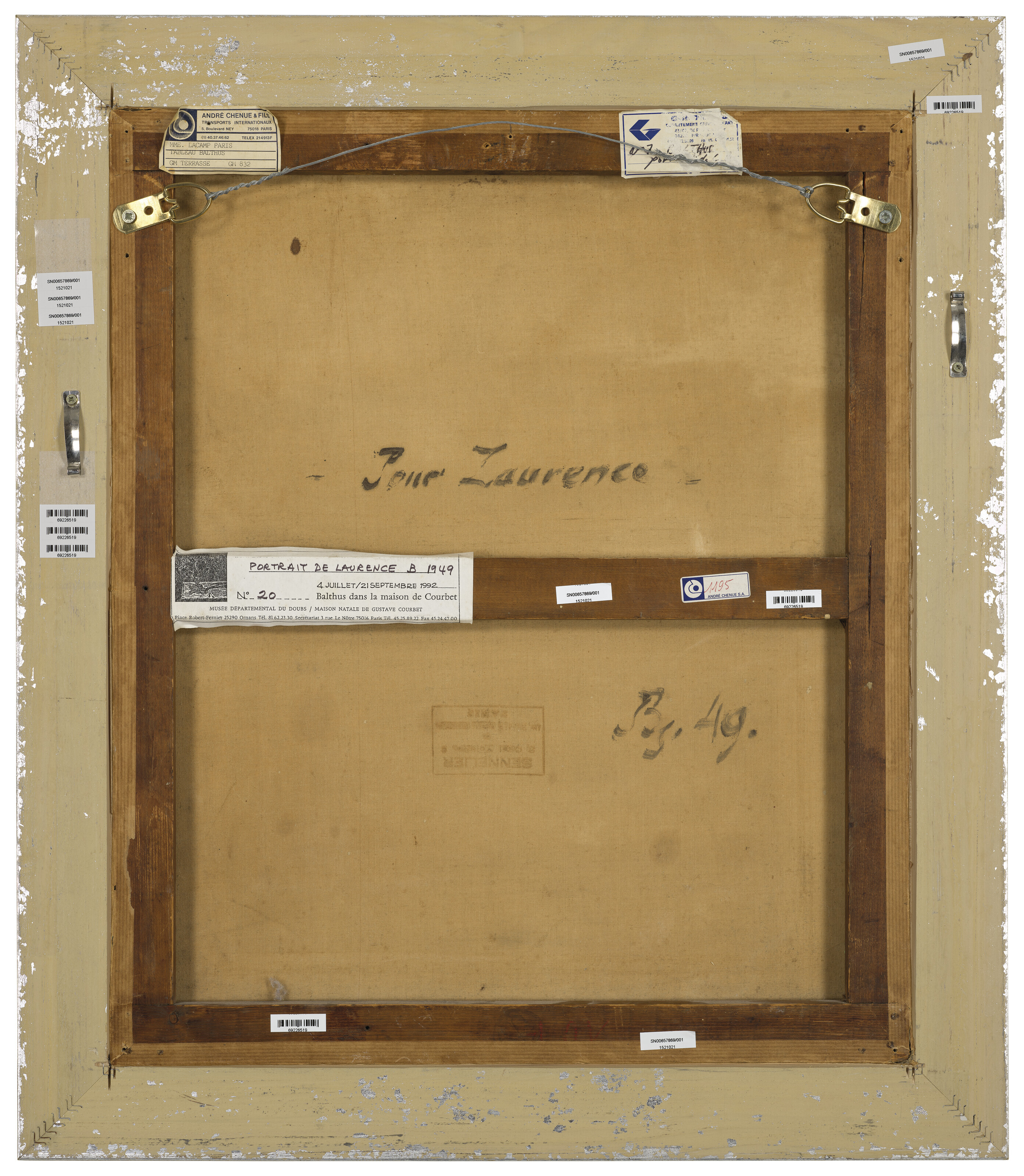 Balthus — Портрет де Лоуренса Б., изображение 5