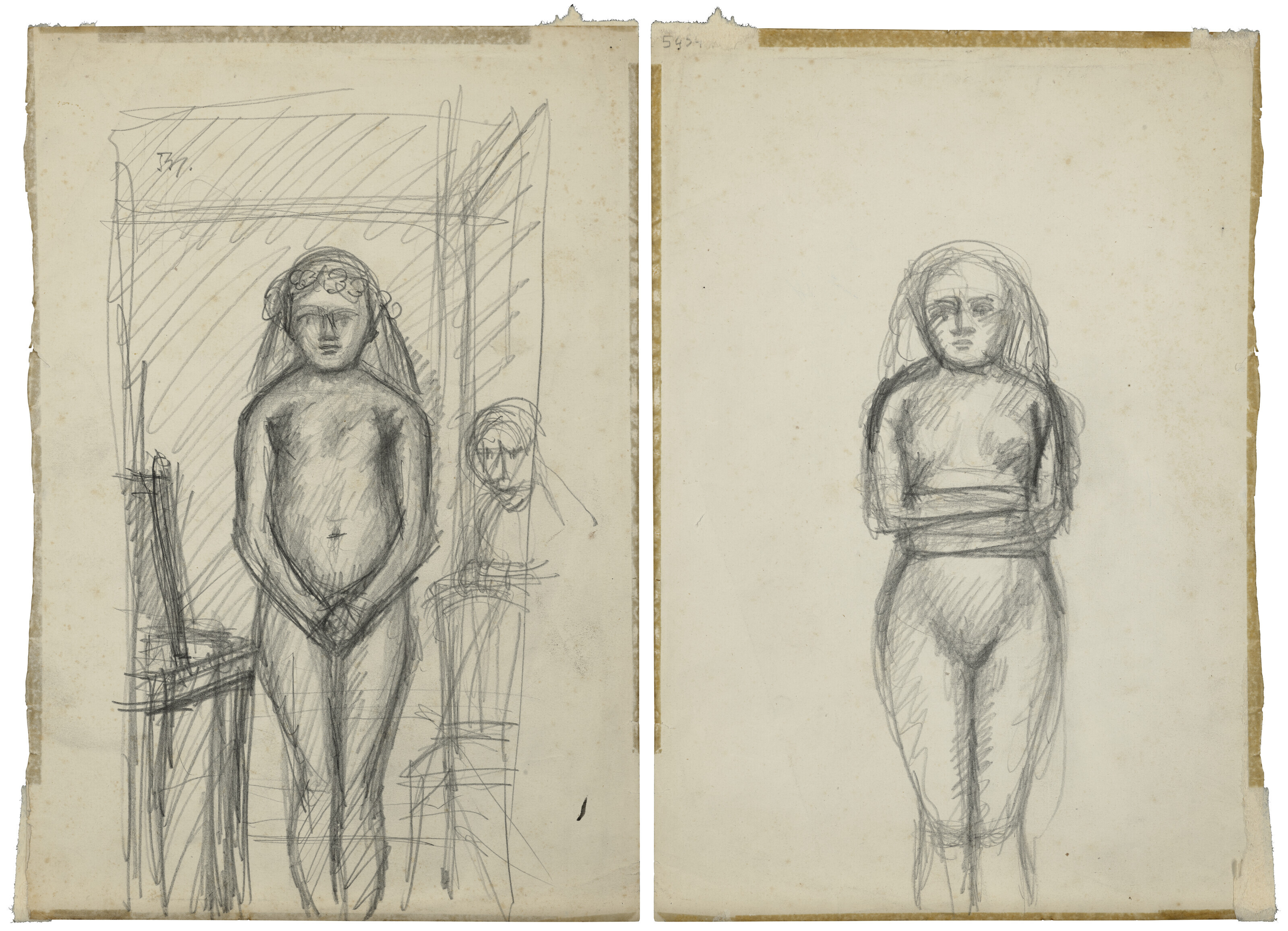 Balthus — Новый дебют ( спереди ); Новый дебют круазесских лифчиков ( сзади ), изображение 5