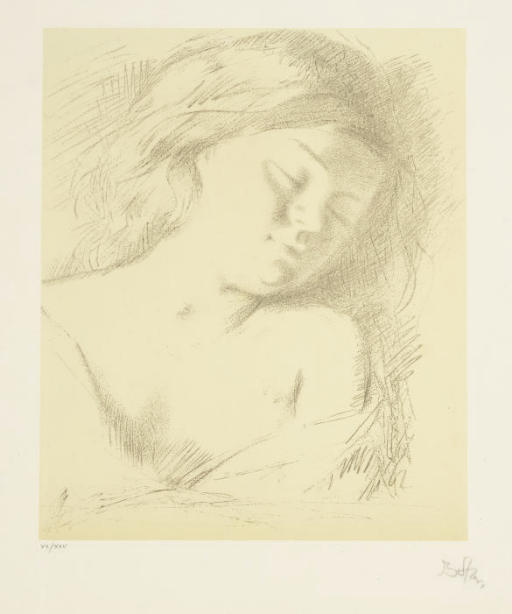 Balthus — Молодая девушка из Эндорми, из Десена