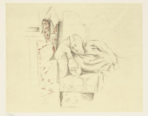 Balthus — Женская аллонжея от Dessins