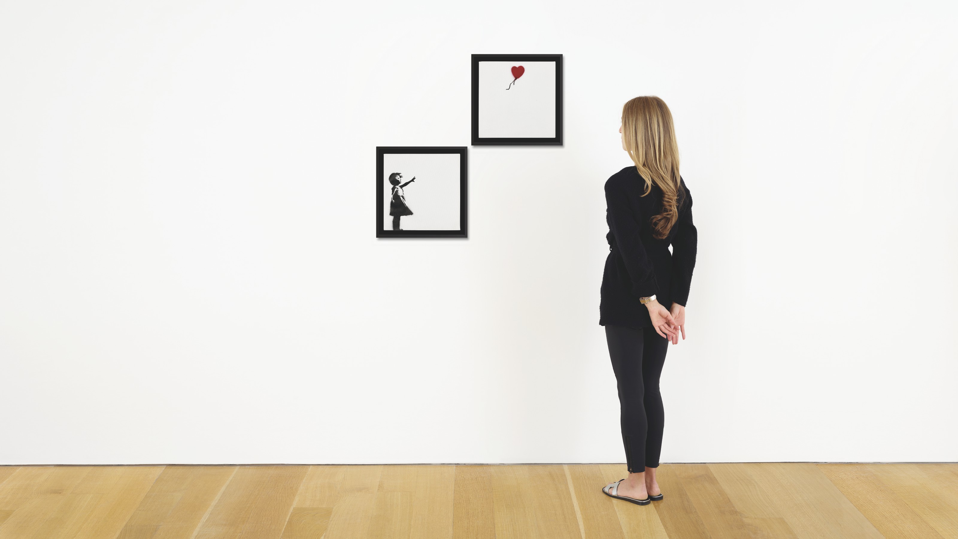 Banksy — Девушка с воздушным шаром (диптих), изображение 4
