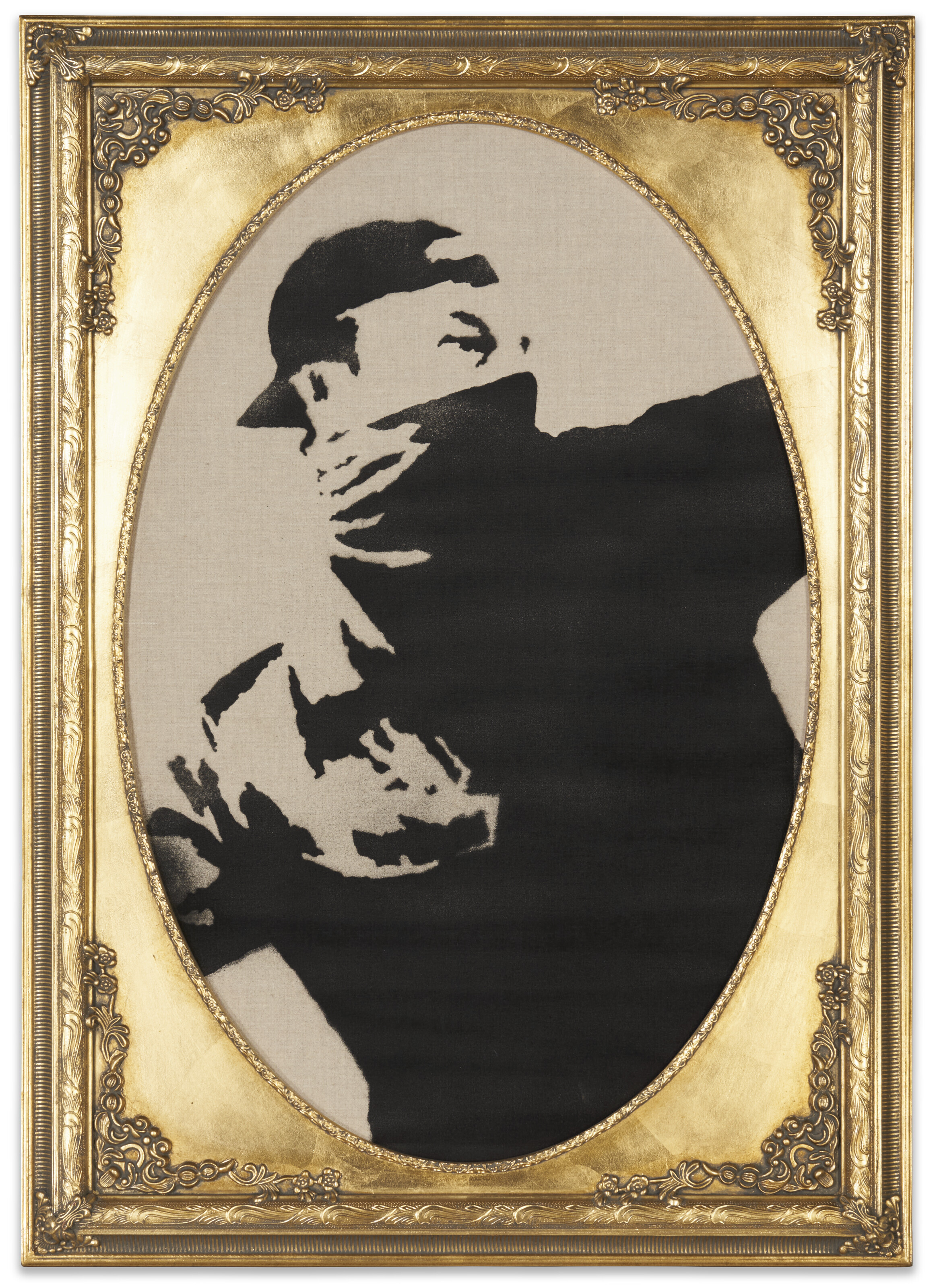 Banksy — Триптих "Метательница цветов", изображение 3