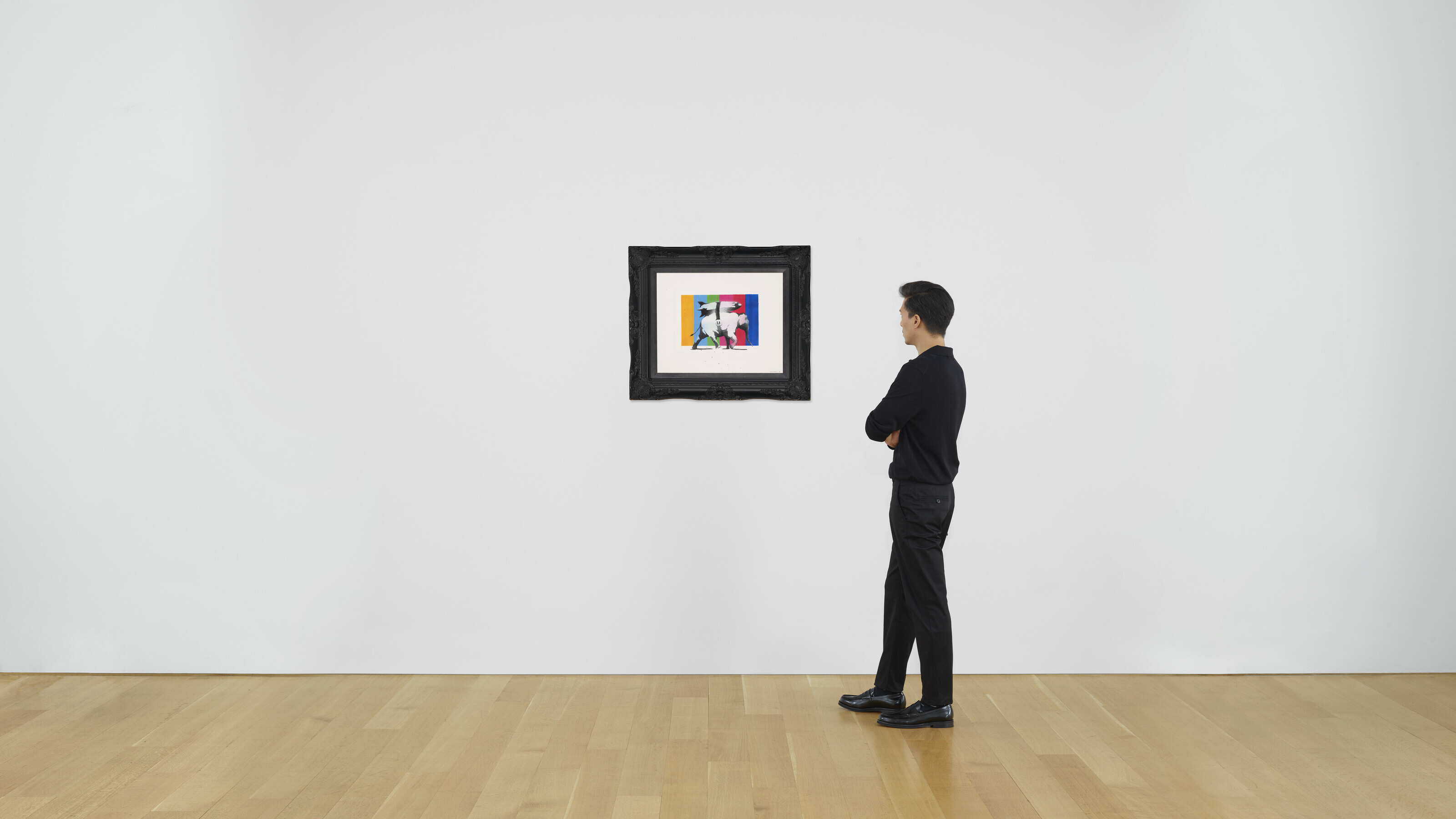 Banksy — Тяжелое вооружение (На Разноцветном Фоне), изображение 2