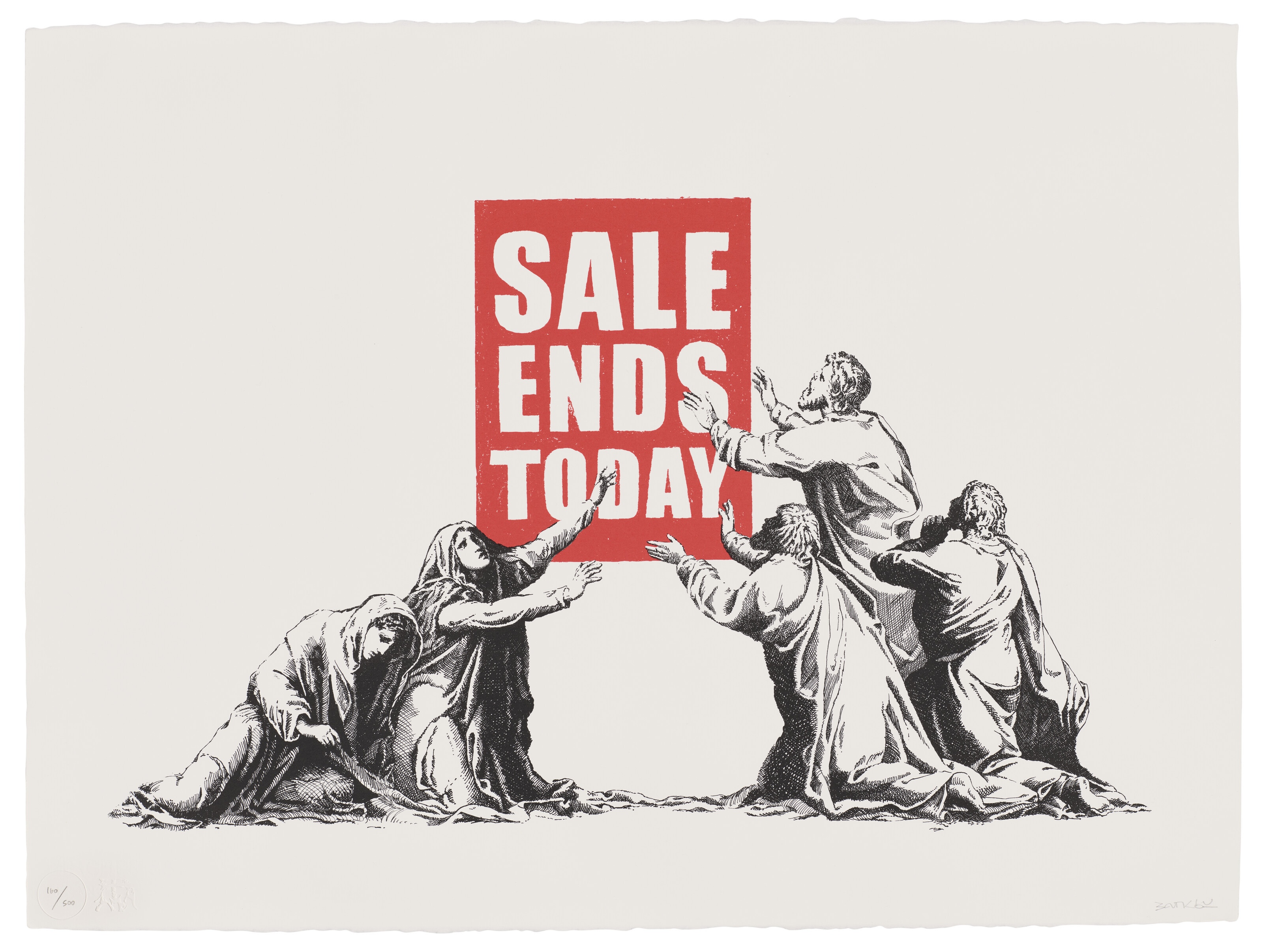 Banksy — Распродажа заканчивается (версия 2)